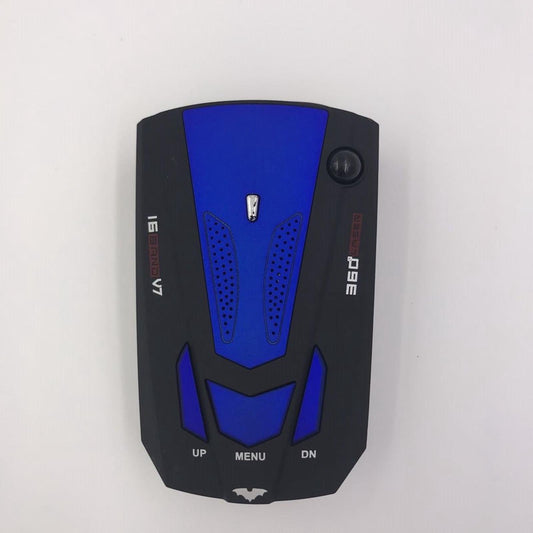 V7 360 Degree 16 Band Car Detector Laser Speed Detector Blue