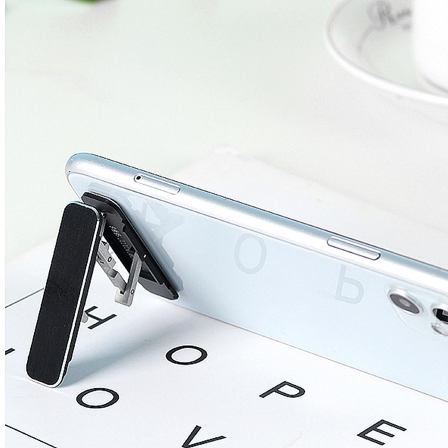 Mini Phone Stand Live TV Chasing Artifact Adjustable Angle for Samsung Green