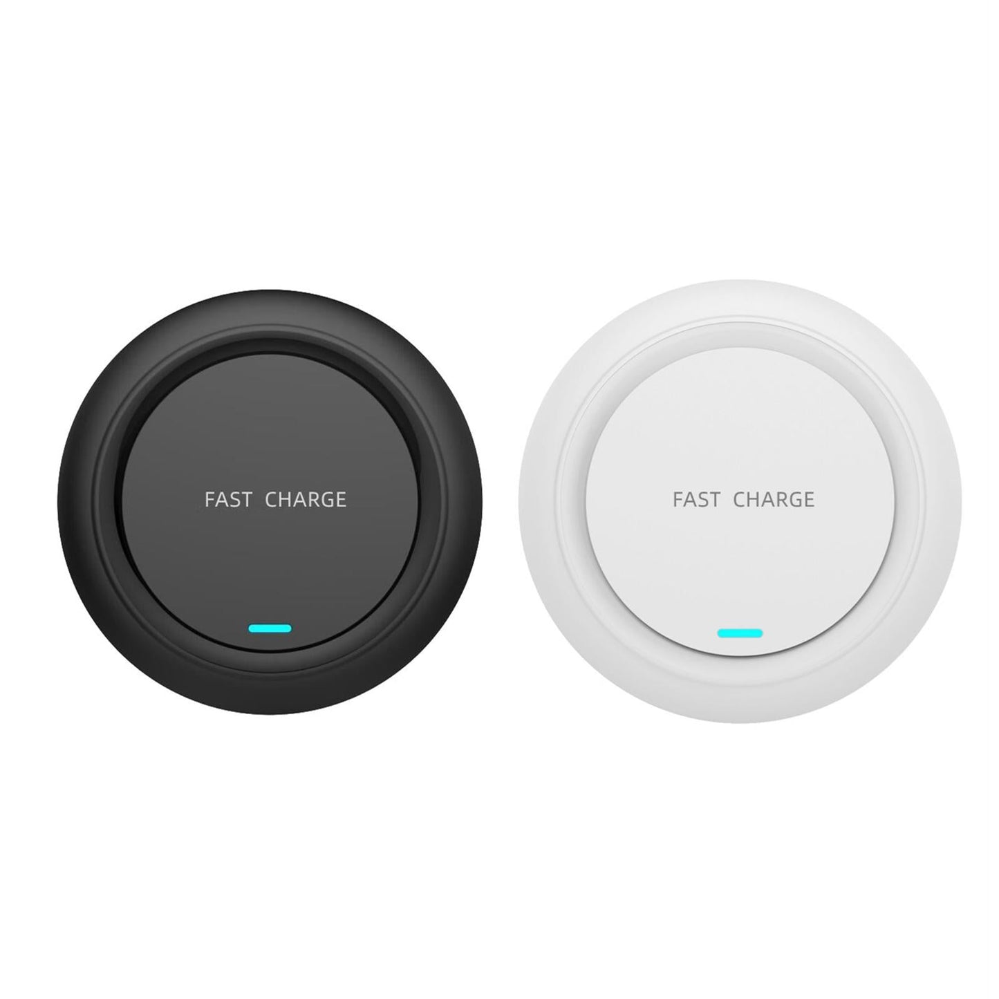 Wireless Charger Qi-Certified 10W/15W Thin for Samsung Galaxy S6 Edge Plus 15W Black