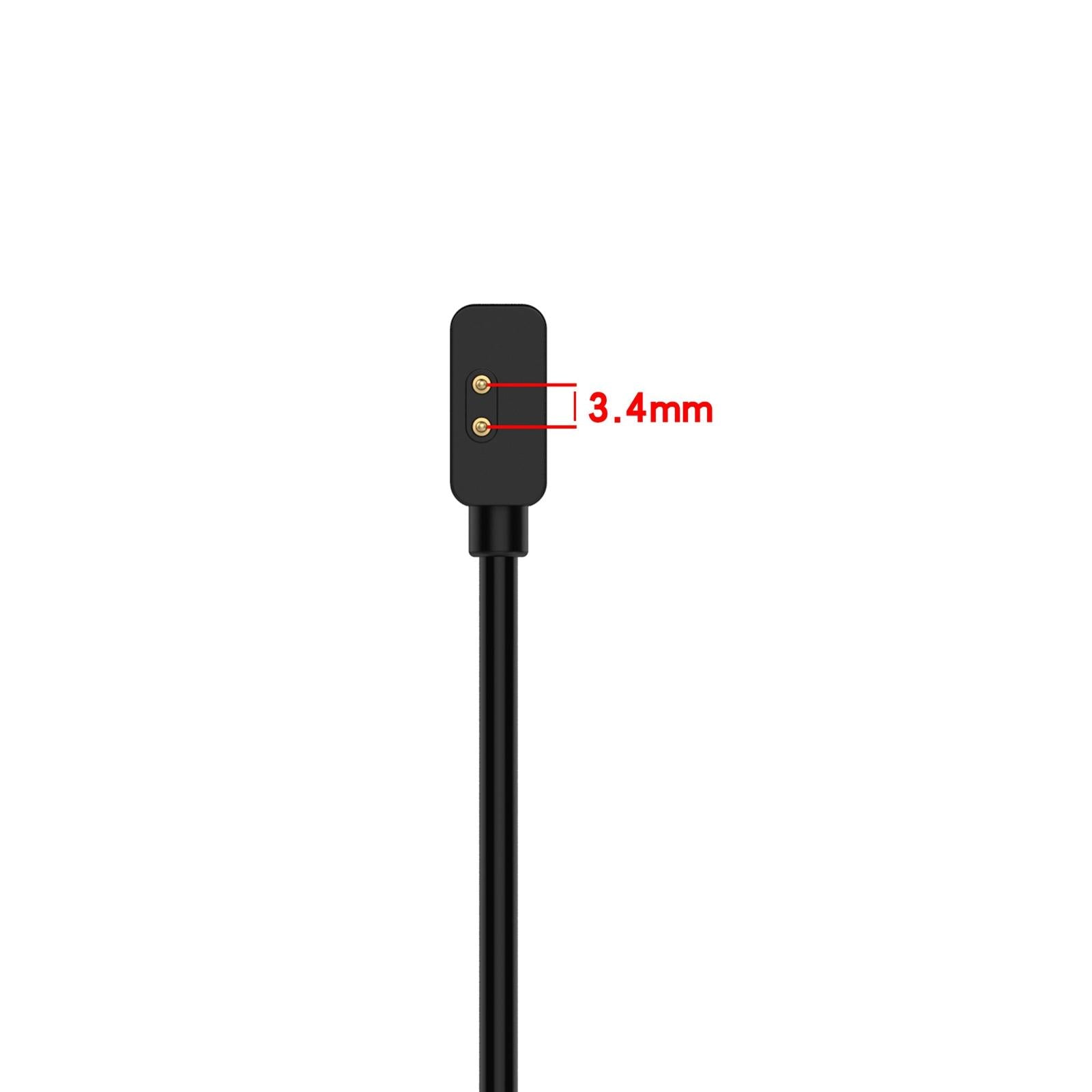 USB Charging Cable Black Plastic for Xiaomi Redmi Watch 2 Redmi Watch 2 Lite 55cm