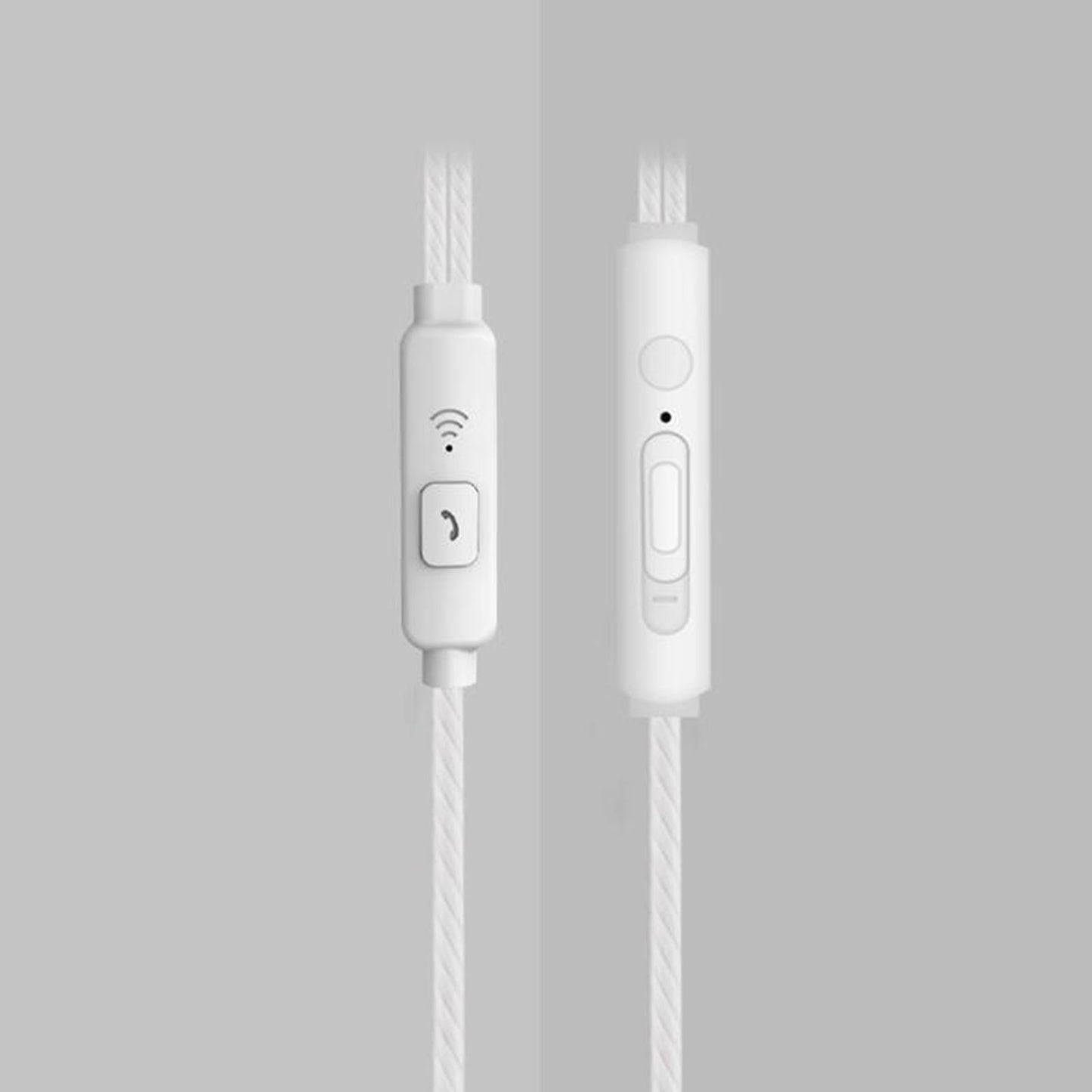 3.5mm Wired Headphones Earbud Headset In-Ear Earphone  Rose Red Upgrade