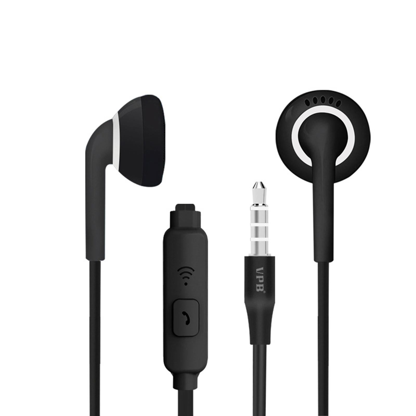 Universal S7 3.5mm Wired In-Ear Earphone for Phones PC laptop Boxed Black