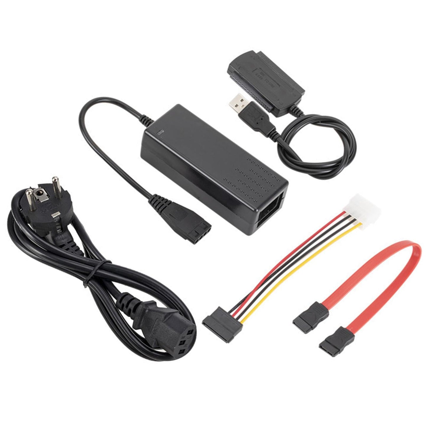 USB 2.0 to SATA Adapter Cable Transfer Cable Kit Computer External Converter