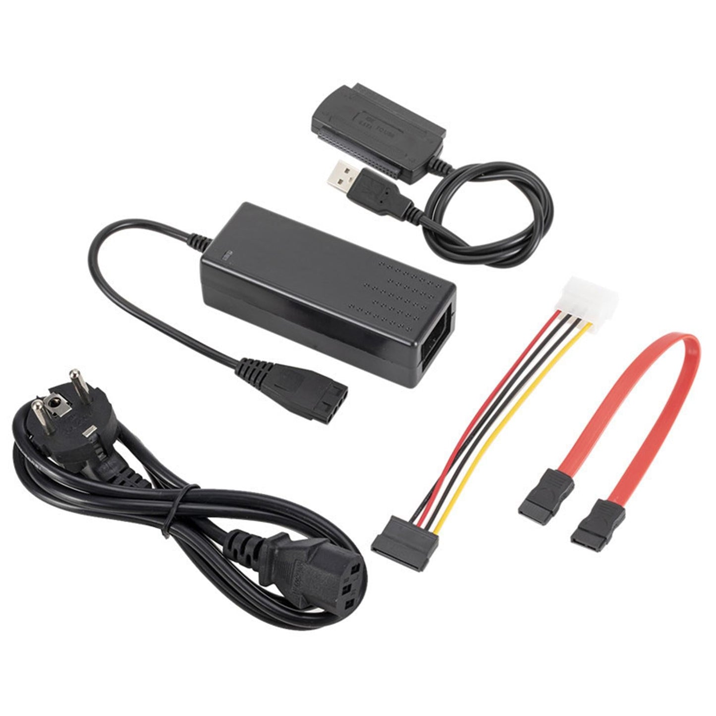 USB 2.0 to SATA Adapter Cable Transfer Cable Kit Computer External Converter