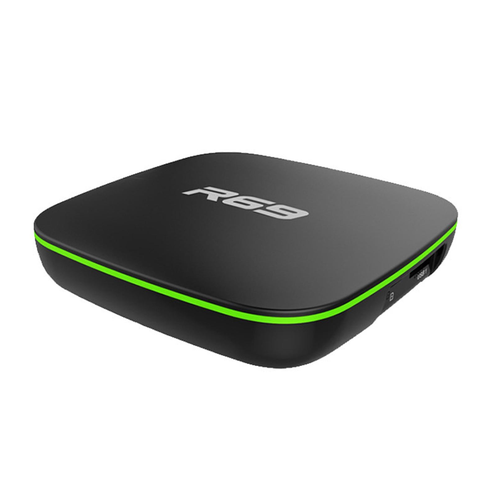 R69 Smart TV Case 4K HD Quad-Core 2.4G Wifi Plug-AU 1G RAM 8G ROM