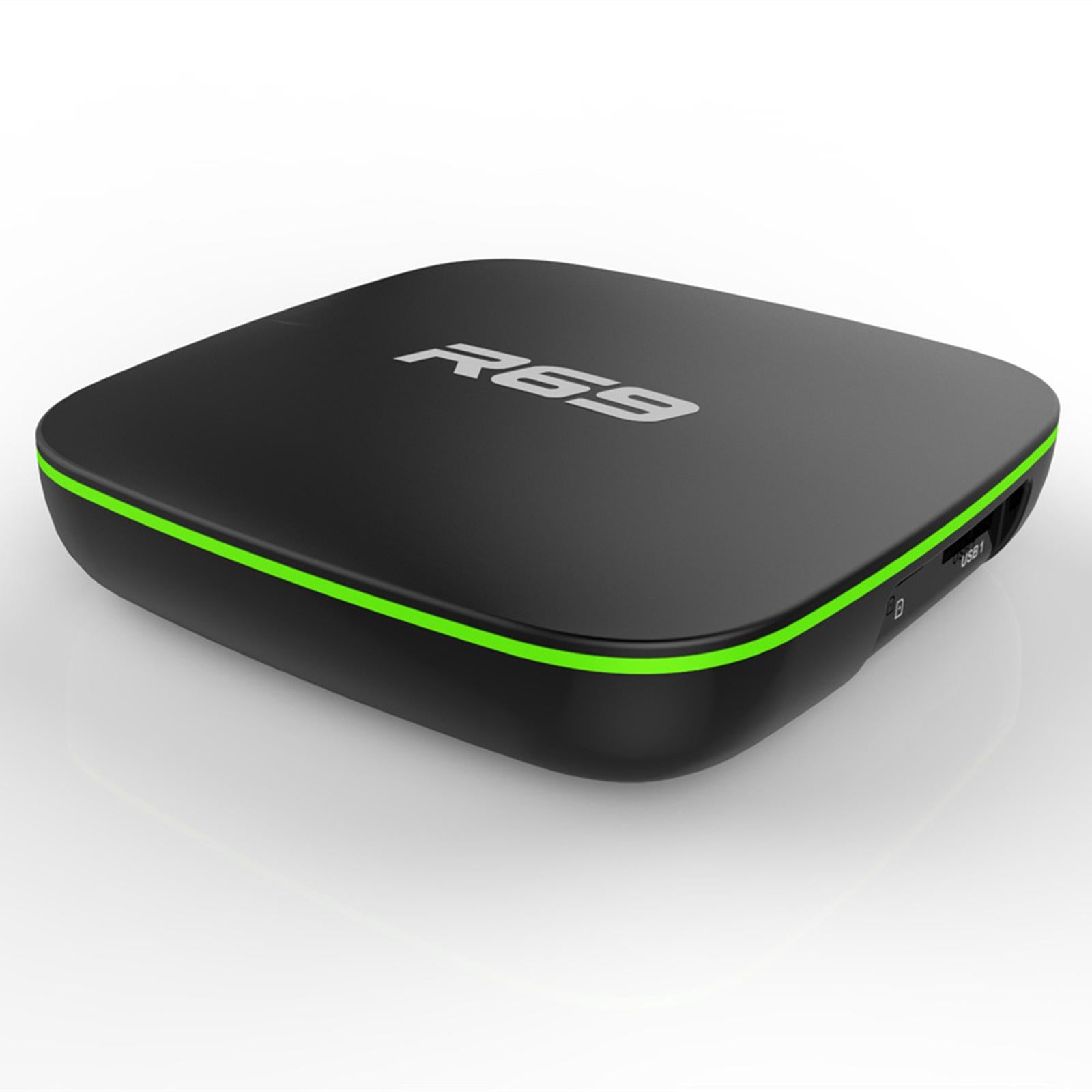 R69 Smart TV Case 4K HD Quad-Core 2.4G Wifi Plug-AU 1G RAM 8G ROM