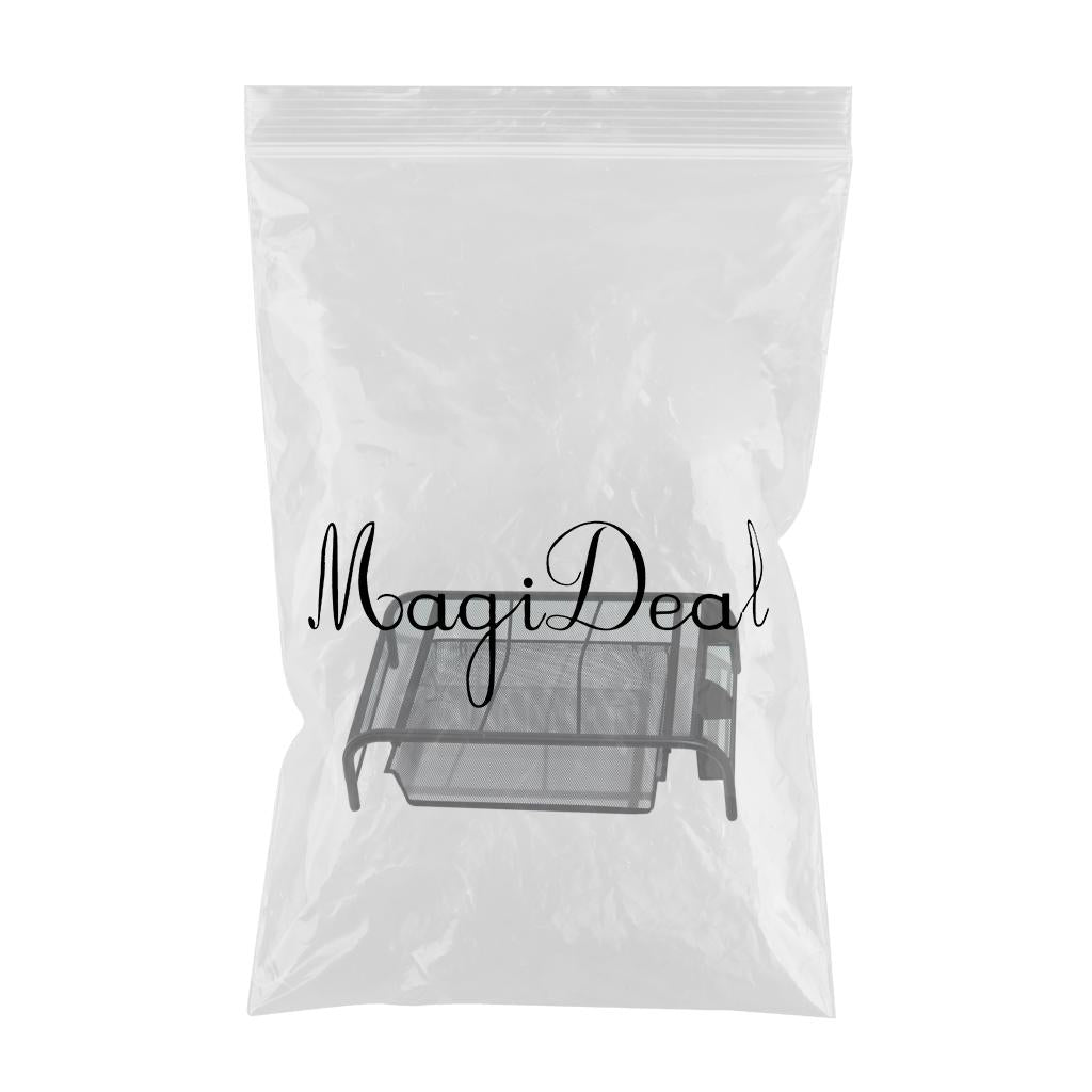 Monitor Stand Riser with Drawer Metal Mesh for Computer Office Notebook