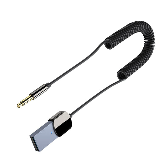 Bluetooth AUX Adapter/ USB to 3.5mm Jack Memory Connection for Car Speaker