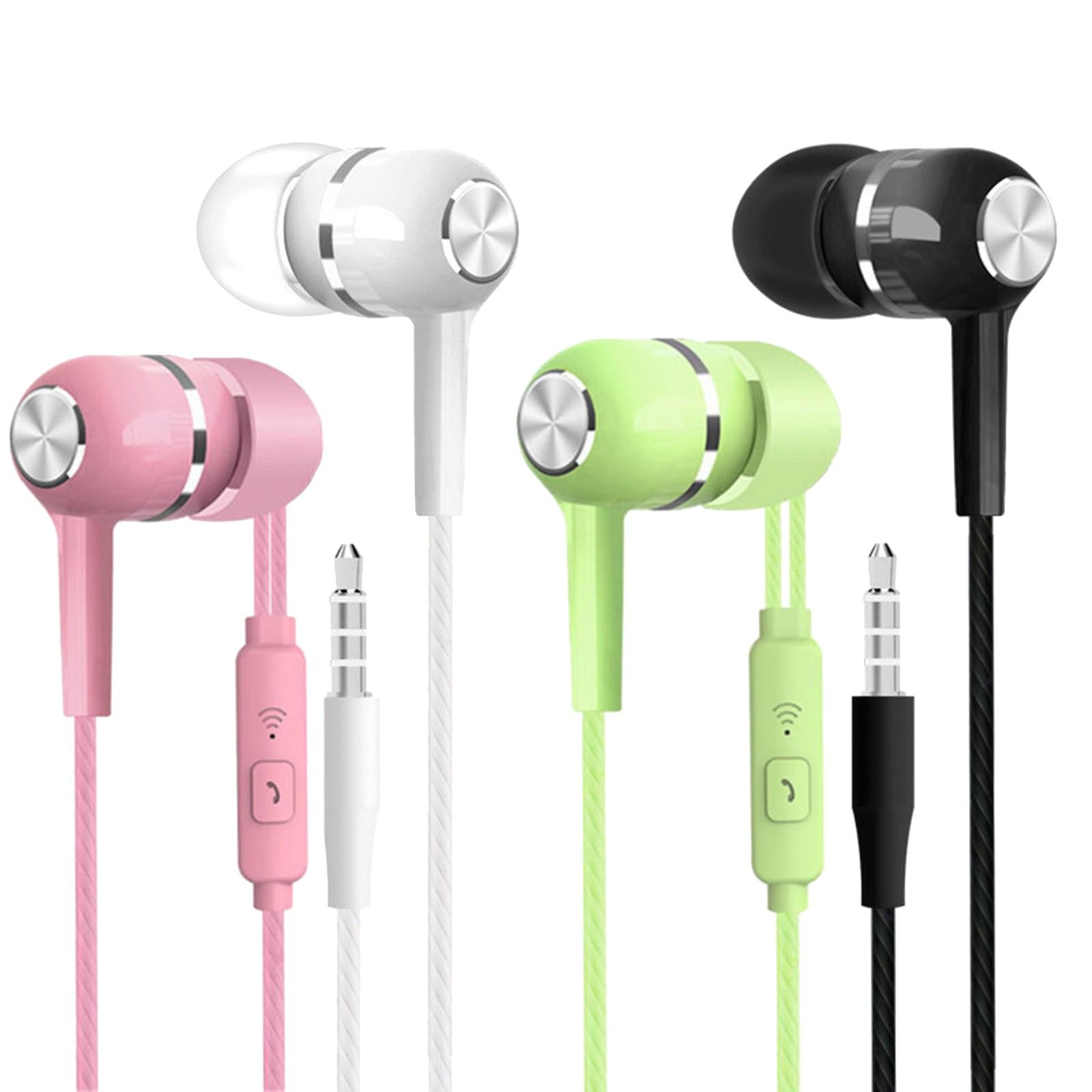Wired Earphone in Ear Built in Mic Noise Cancellation for Music Adult black
