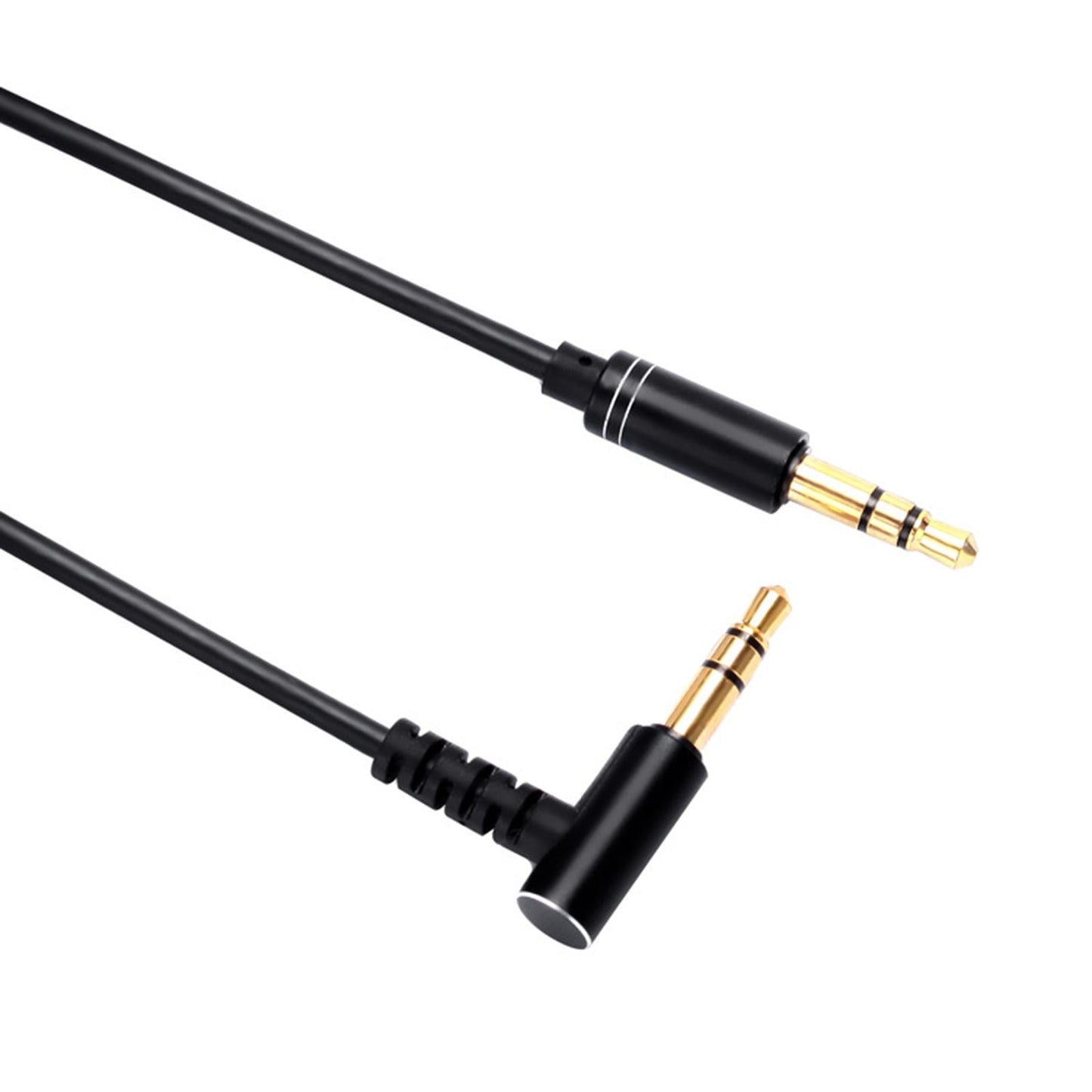 3.5mm Audio Cable Right Angle AUX Cable for Speaker Replacement Headphone