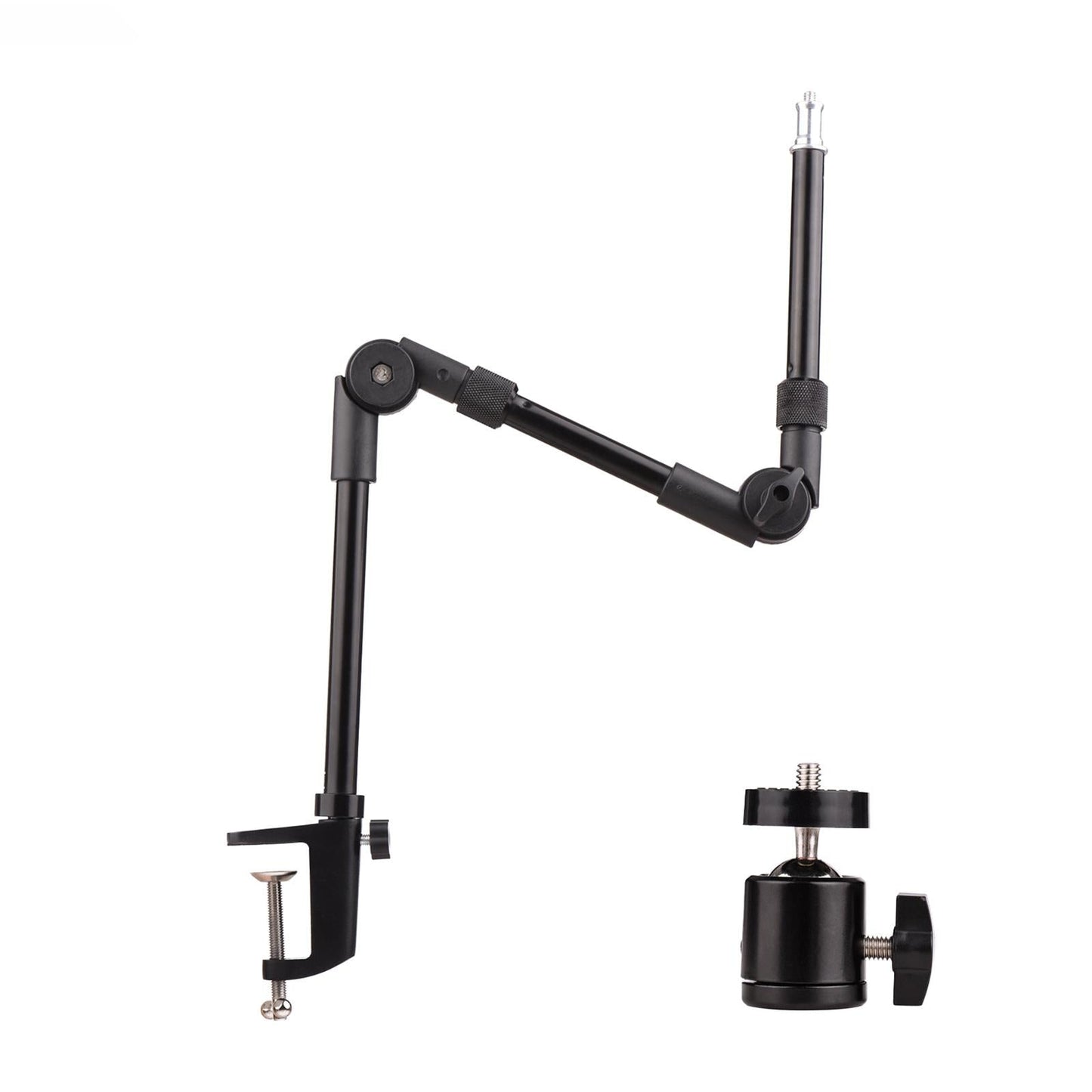 Desk Mount Stand Phone Holder Bracket Accs Organizers Webcam 1/4 Screw