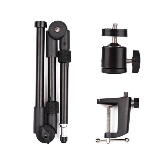 Desk Mount Stand Phone Holder Bracket Accs Organizers Webcam 1/4 Screw