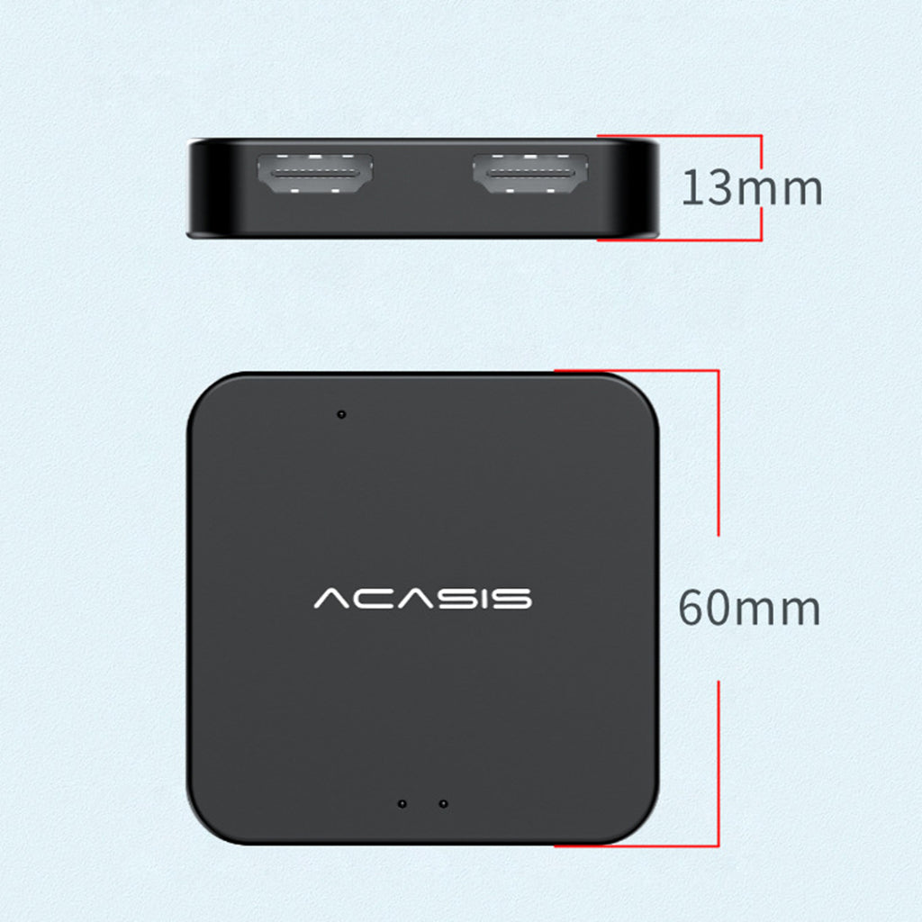HD 4K HDMI Splitter Switch Bi-Direction Switcher 3D 1080P for Laptop Tablet
