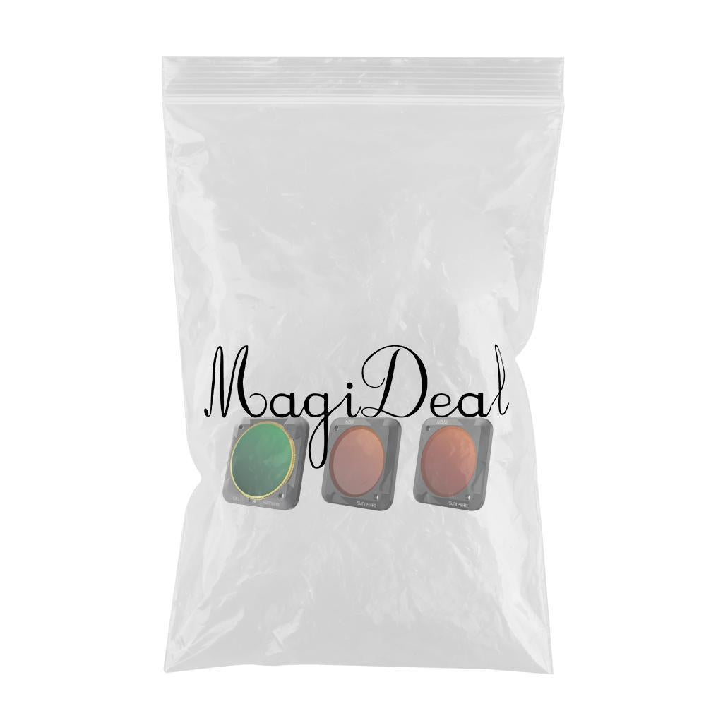 Diving Filter Magnetic Waterproof Adjustable for ACTION2 mash up 3 pieces