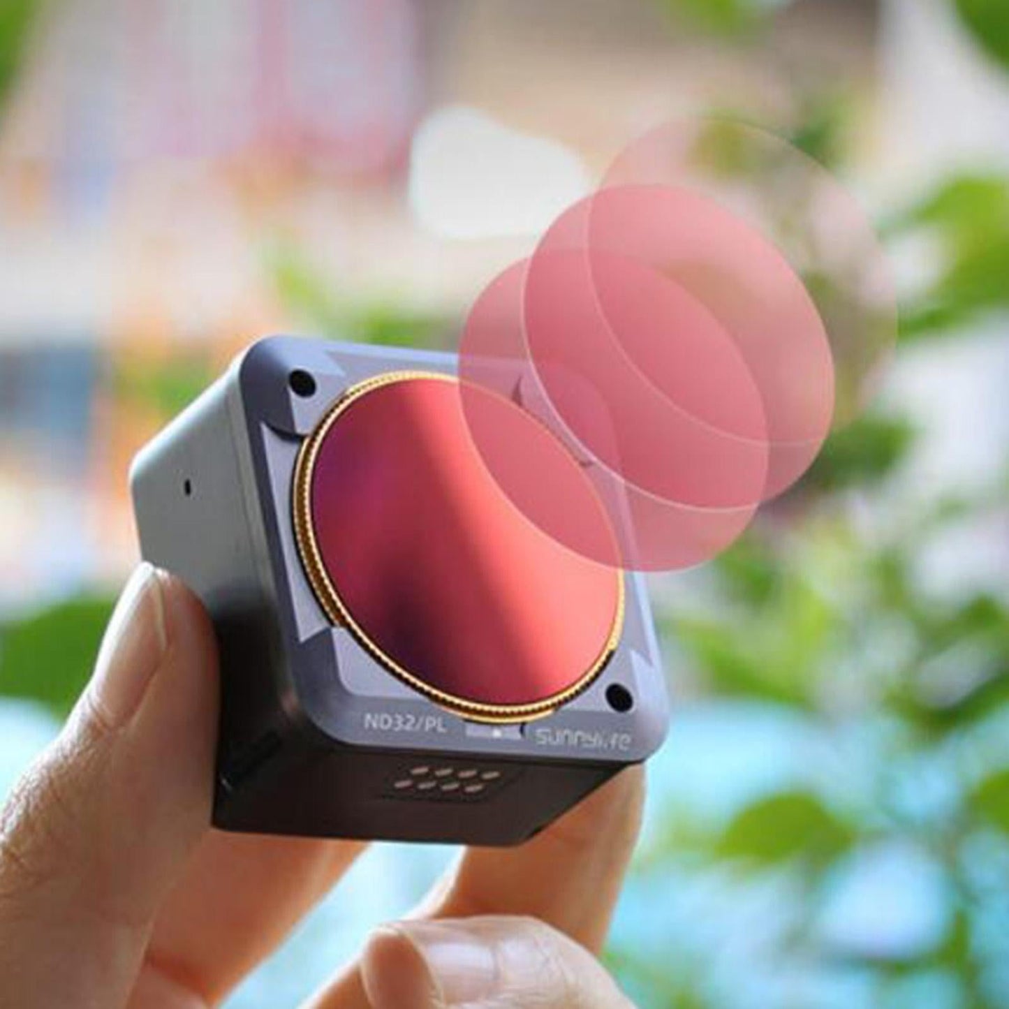 Diving Filter Magnetic Waterproof Adjustable for ACTION2 ND PL lens 4 pieces