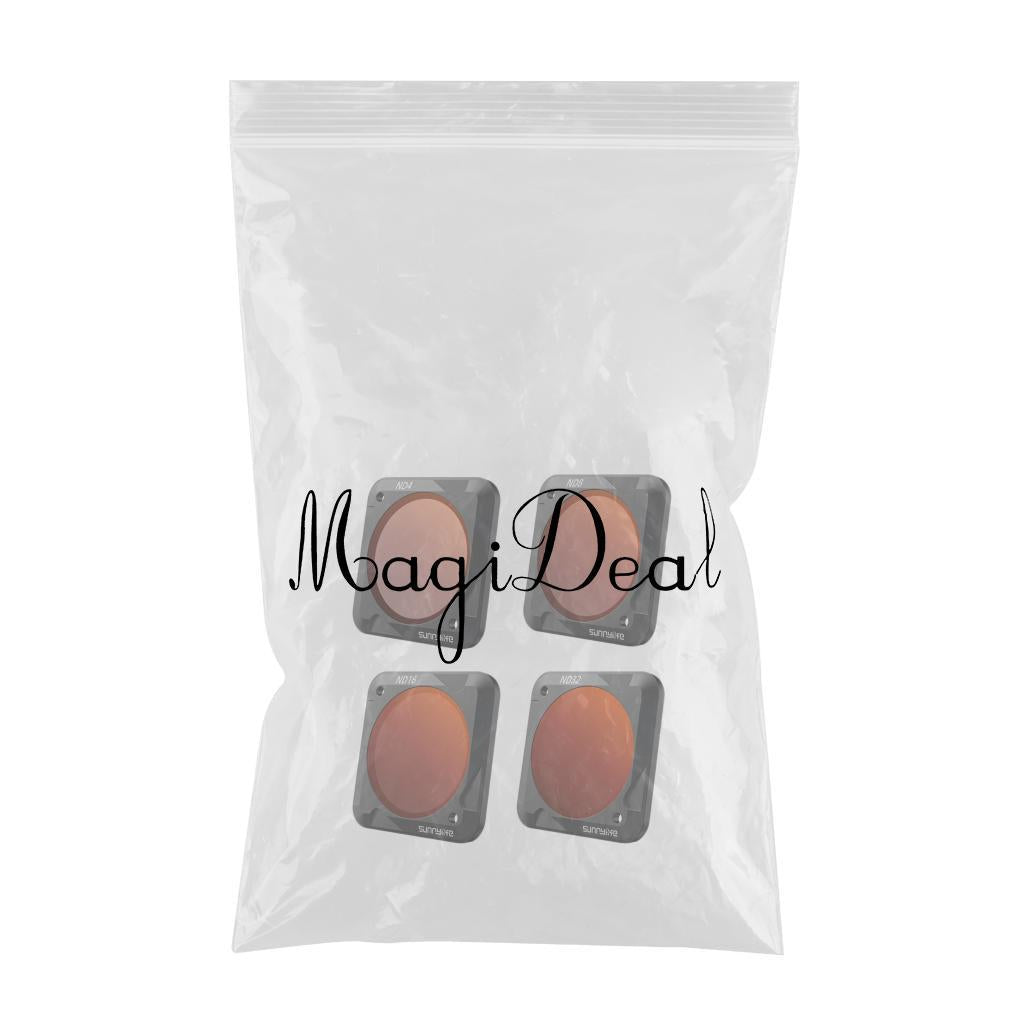 Diving Filter Magnetic Waterproof Adjustable for ACTION2 ND lens 4 pieces