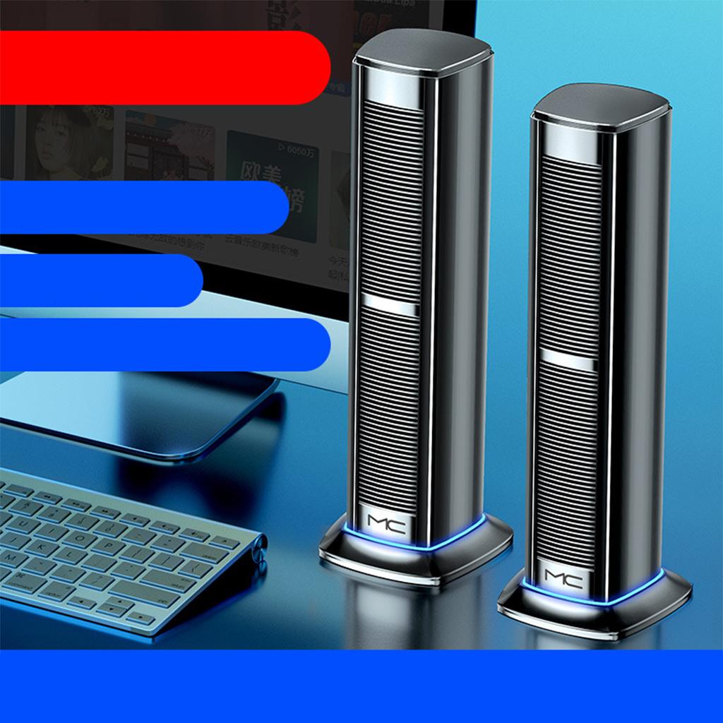2Pcs Wireless Bluetooth Speaker Sound Box Sound Bass Waterproof  Black