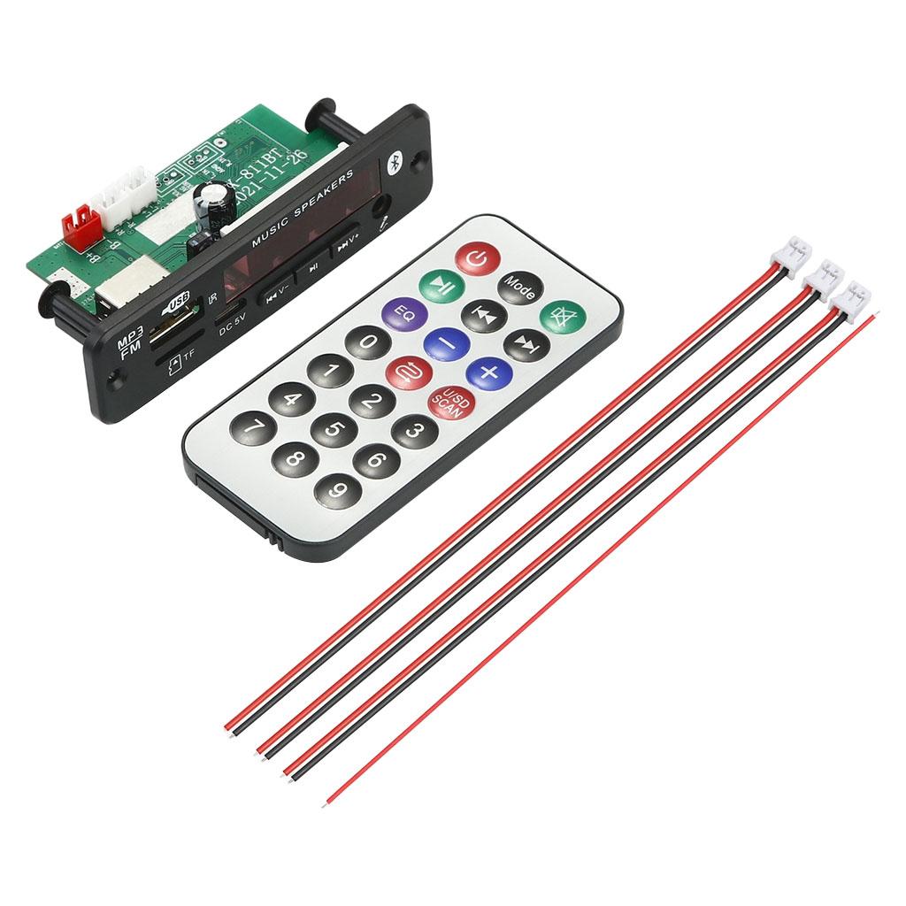 Audio Decoder Board Module Digital LED Display Recording 2x 20W for Speaker