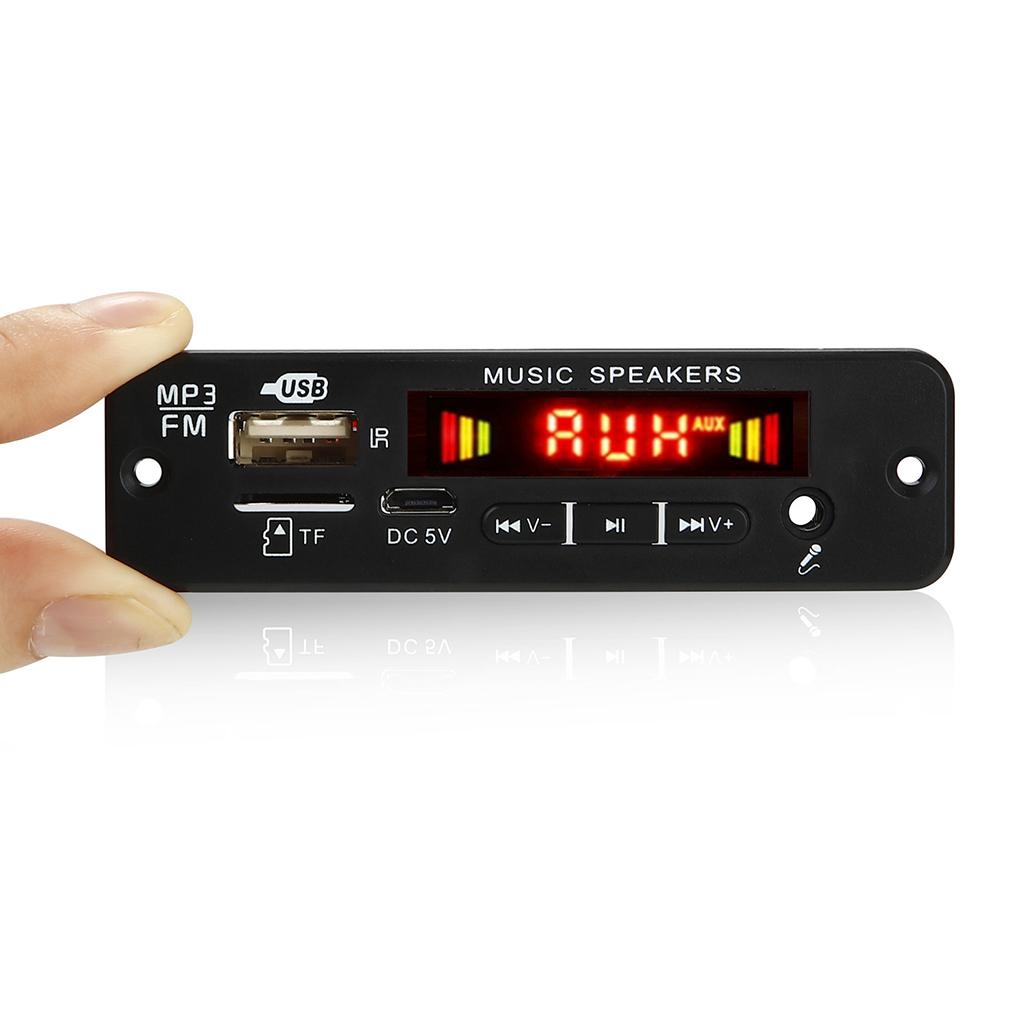 Audio Decoder Board Module Digital LED Display Recording 2x 20W for Speaker