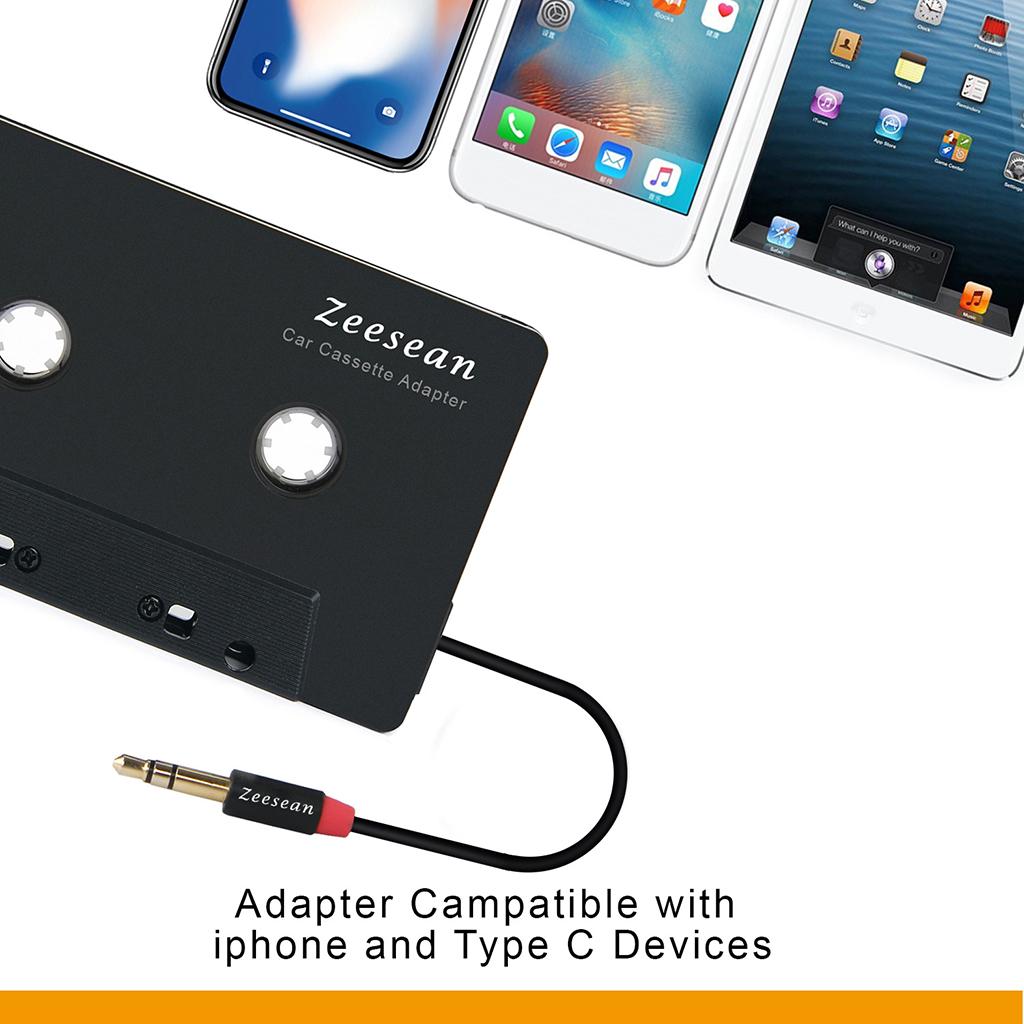 Car Cassette Tape Adapter Wireless Bluetooth for RV Universal Car Audio