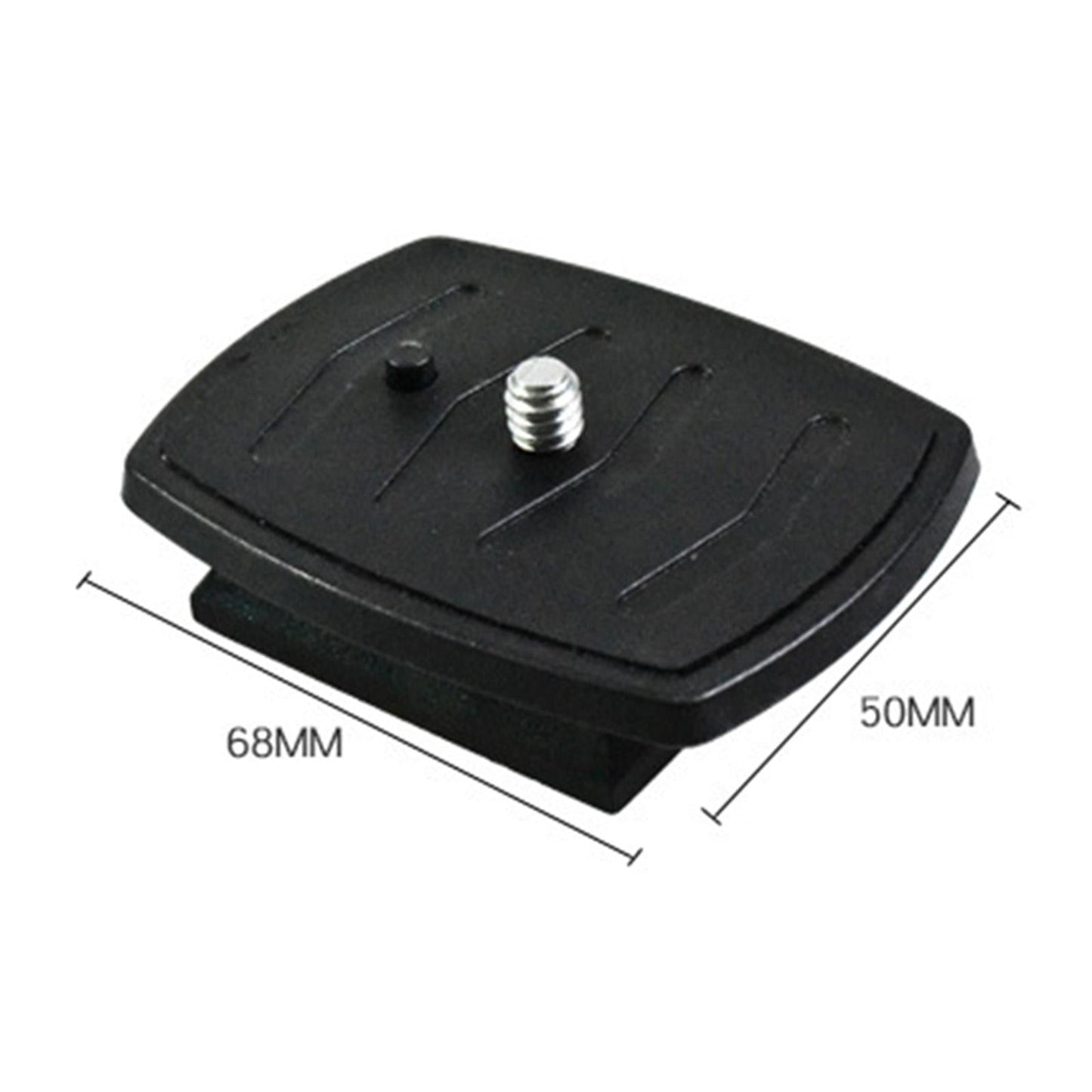 Camera Tripod Head 3/8 1/4"Thread with Plate Compact Panoramic for Tripod"