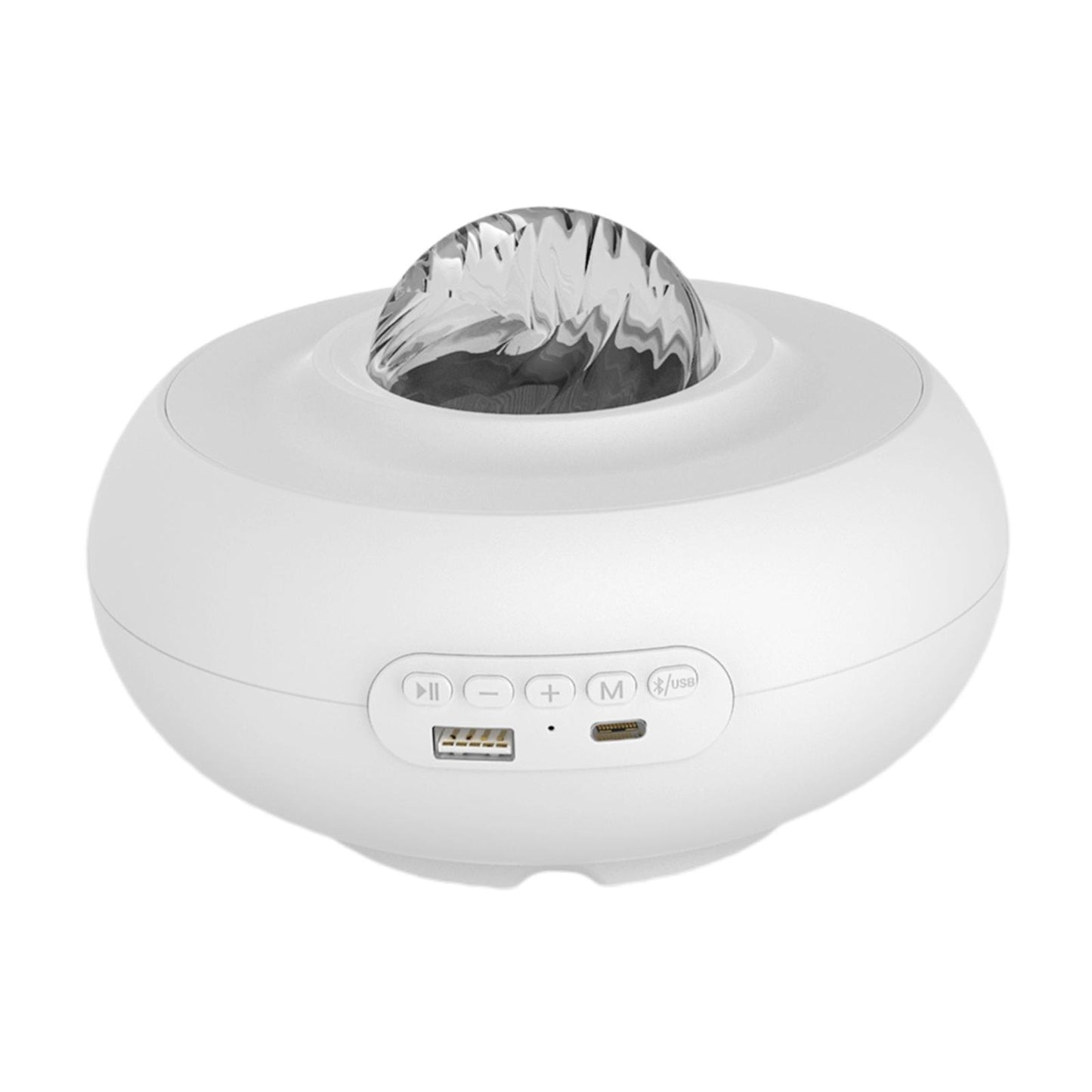 LED Starry Sky Projector 3D Bedroom Adjustable Ocean Star Home Theaters White