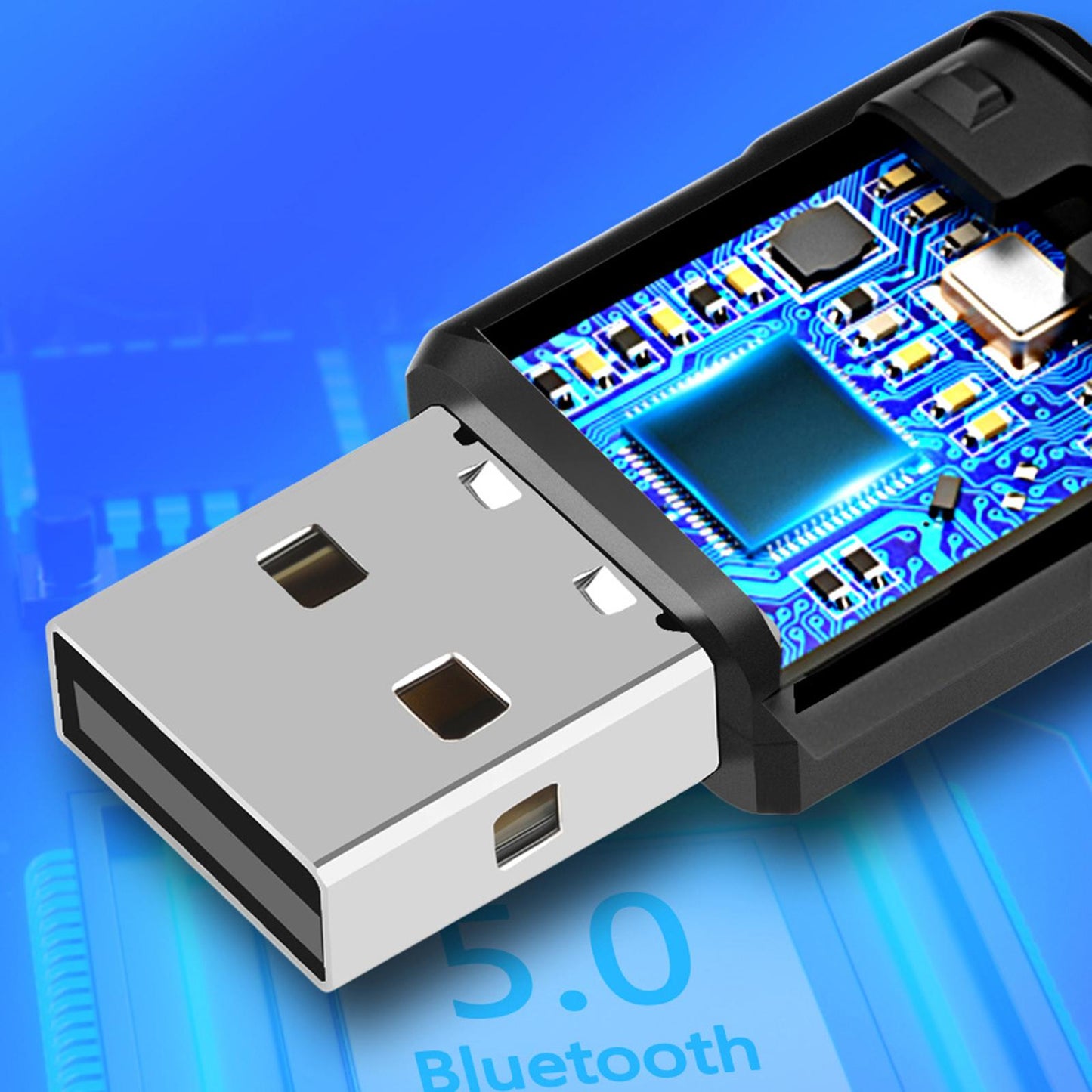 USB Bluetooth 5.0 Transmitterwireless Adapter Audio Dongle No Delay for PS4