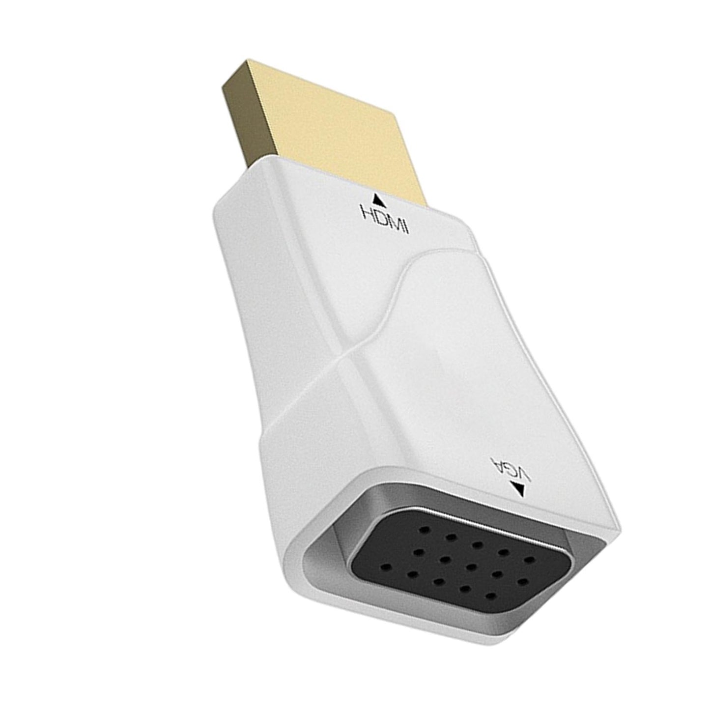 HDMI to VGA Male to Female Converter Video for Computer White No Aux Cable