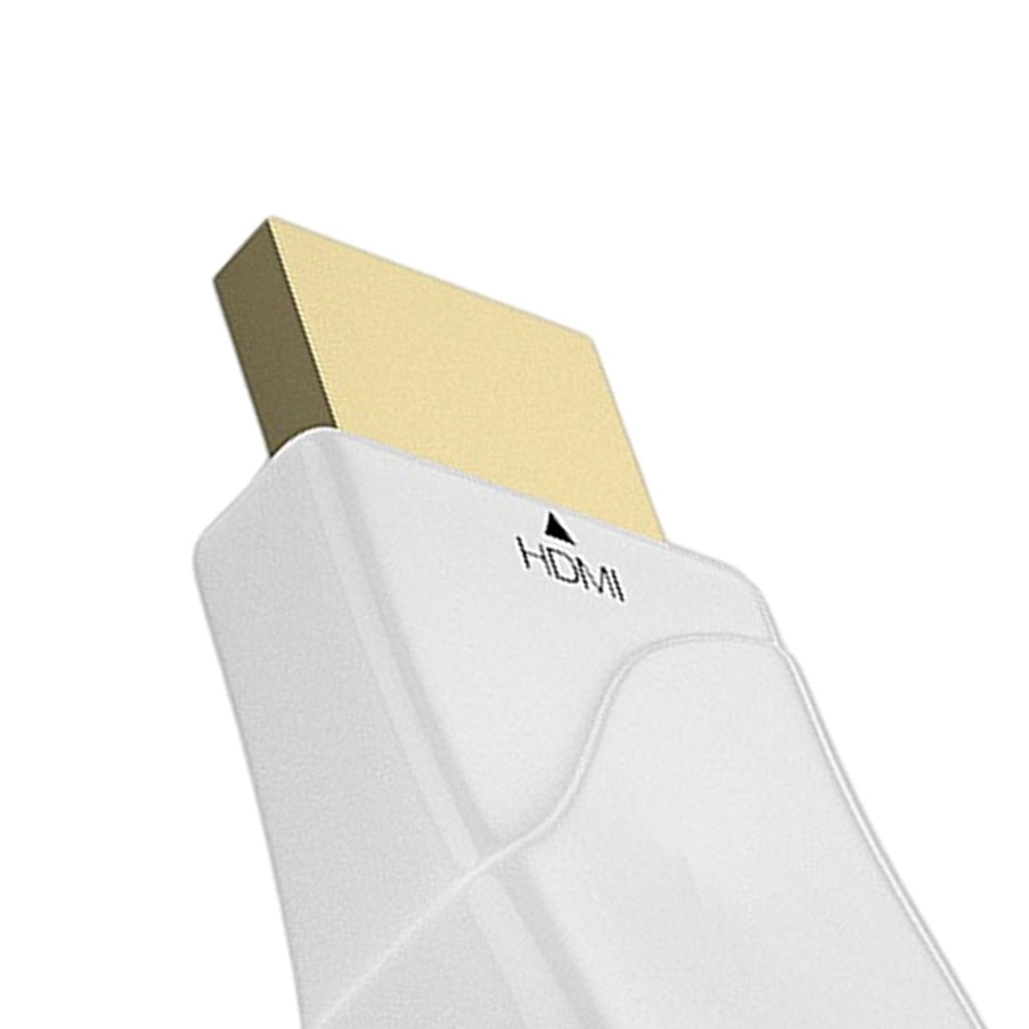 HDMI to VGA Male to Female Converter Video for Computer White No Aux Cable