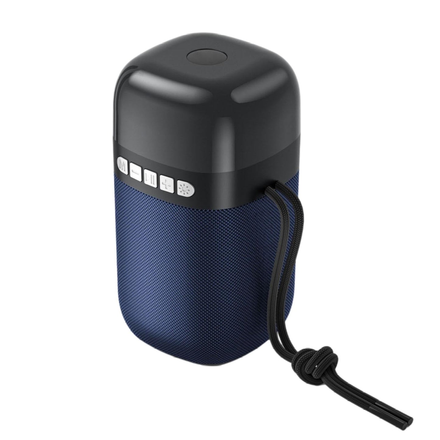 Outdoor Portable Speaker Bluetooth FM Cool Lights TF Card Blue