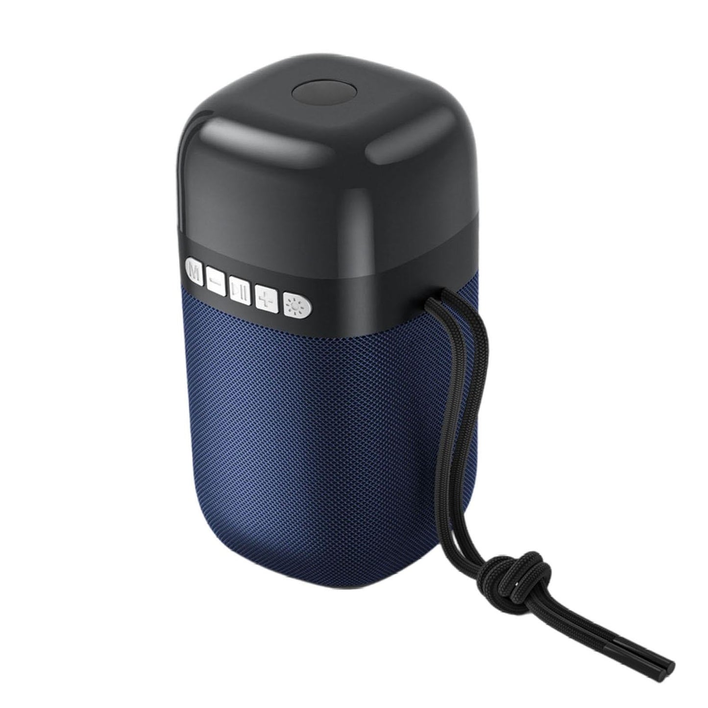 Outdoor Portable Speaker Bluetooth FM Cool Lights TF Card Blue