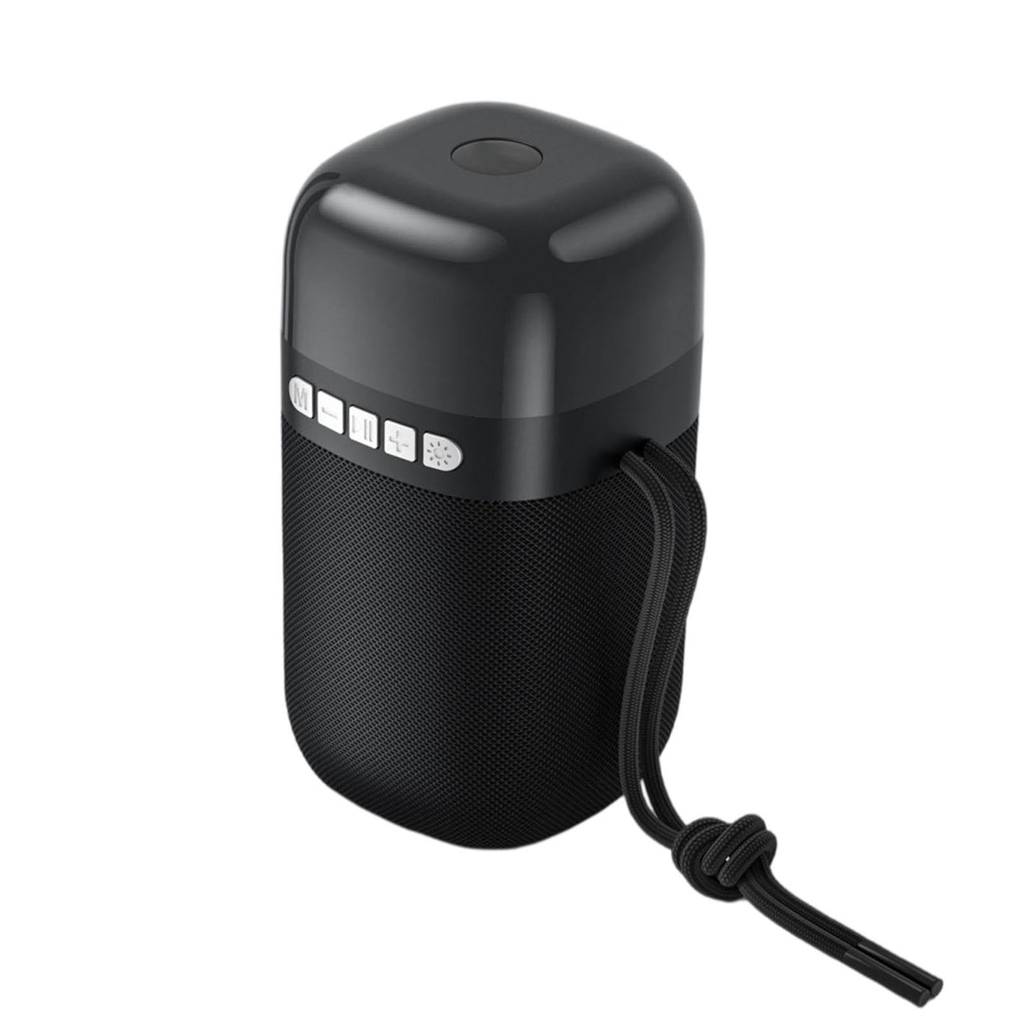 Outdoor Portable Speaker Bluetooth FM Cool Lights TF Card Black