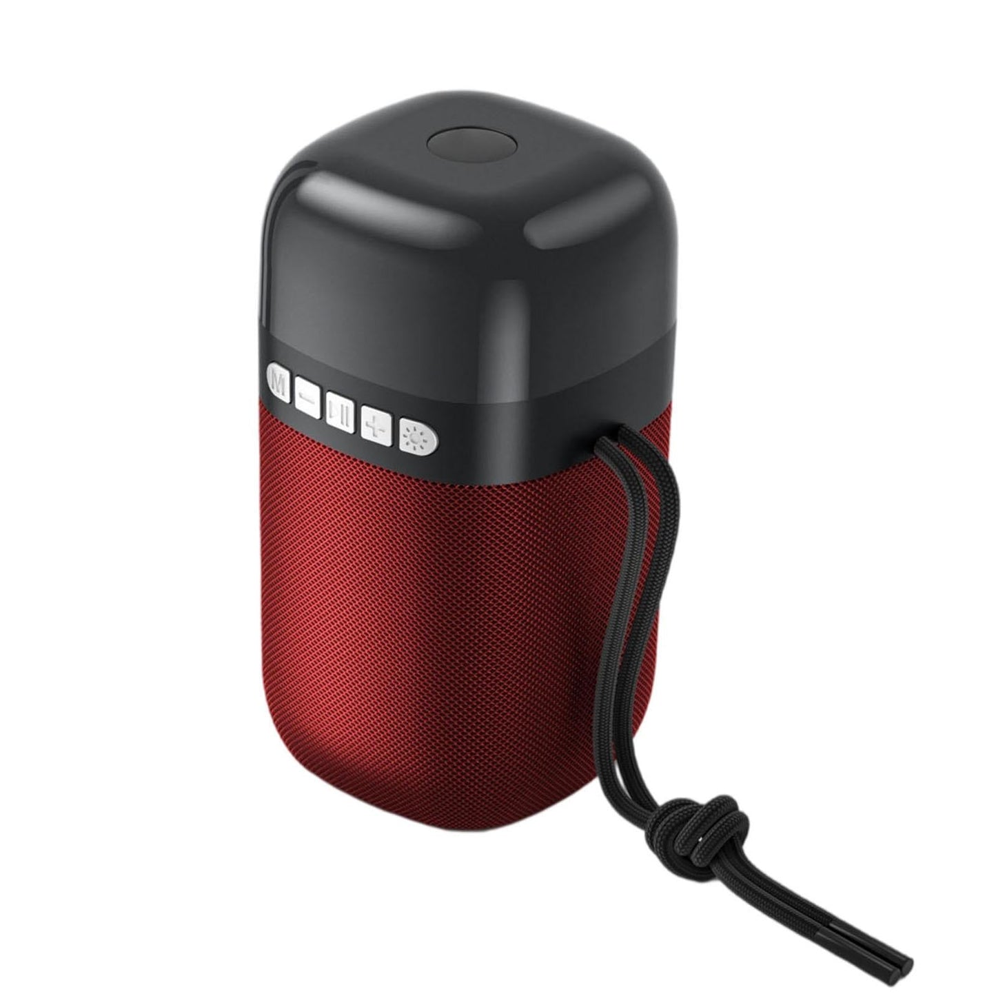 Outdoor Portable Speaker Bluetooth FM Cool Lights TF Card Red