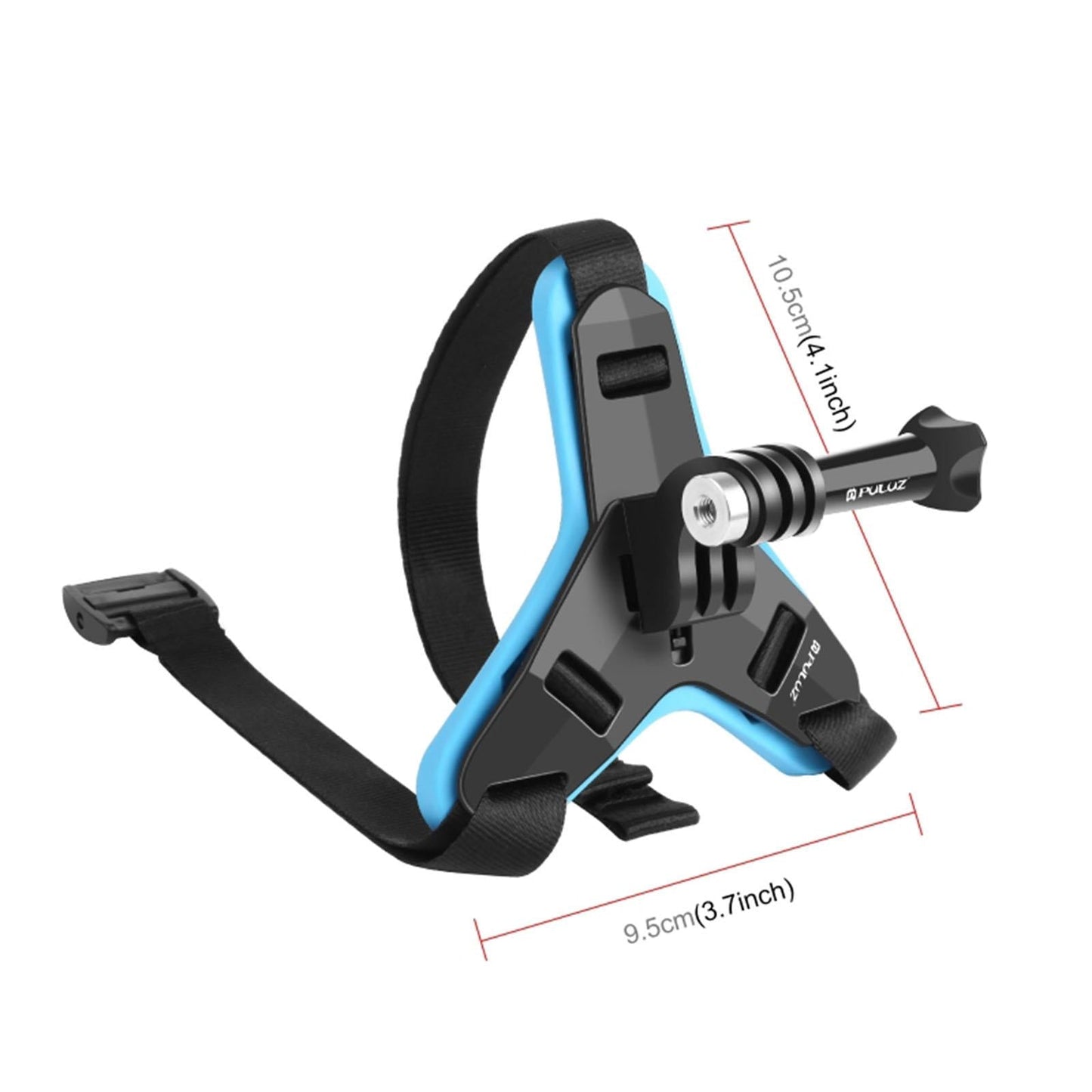 Motocross Helmet Chin Fixed Mount Holder Non-Slip for DJI POV Shooting Blue