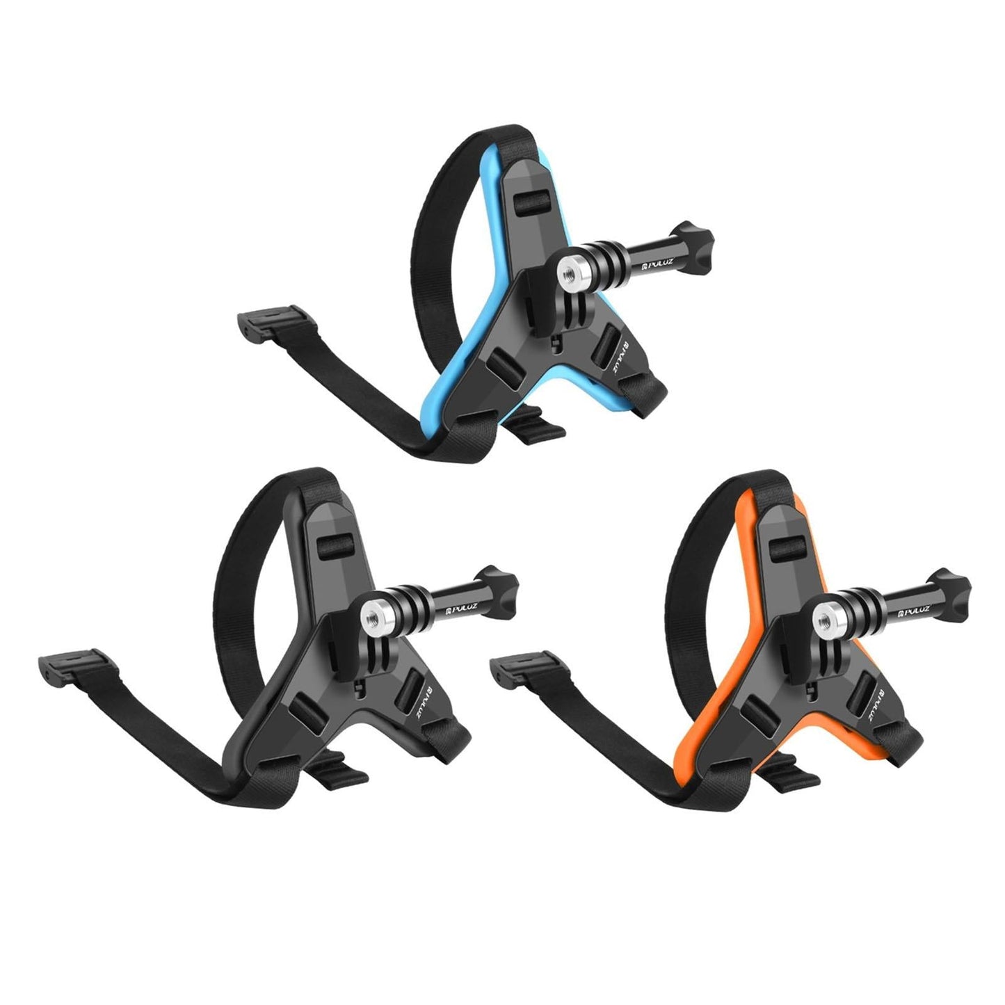 Motocross Helmet Chin Fixed Mount Holder Non-Slip for DJI POV Shooting Blue