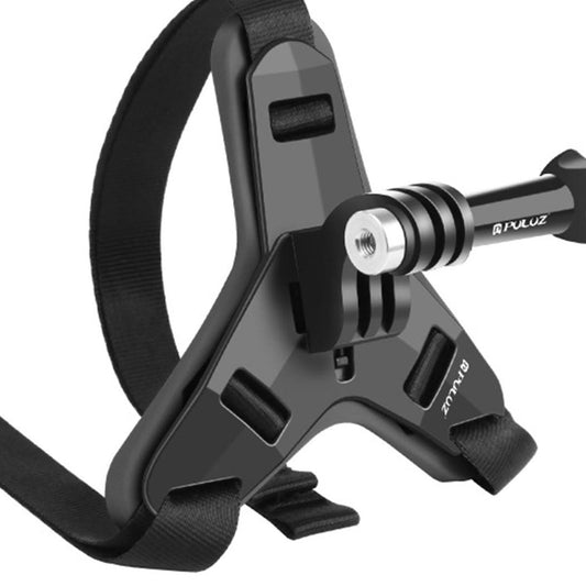 Motocross Helmet Chin Fixed Mount Holder Non-Slip for DJI POV Shooting Black
