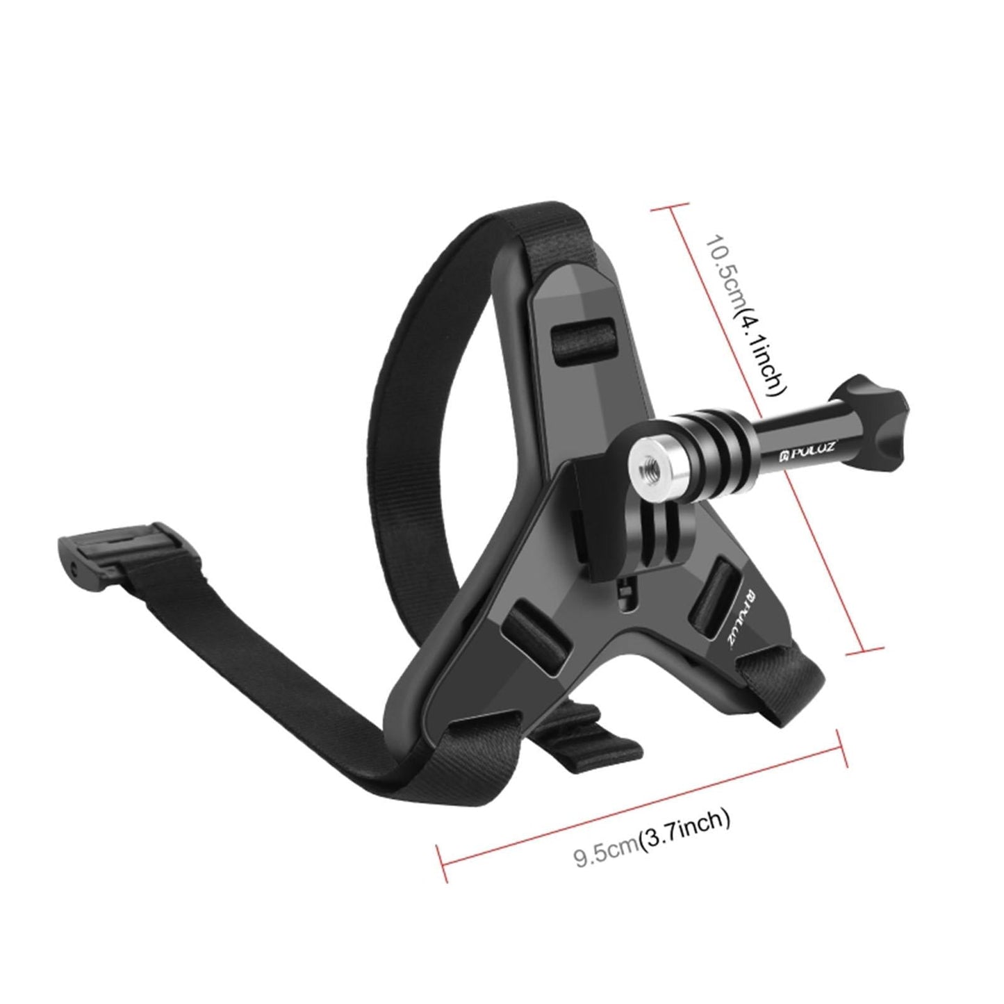 Motocross Helmet Chin Fixed Mount Holder Non-Slip for DJI POV Shooting Black