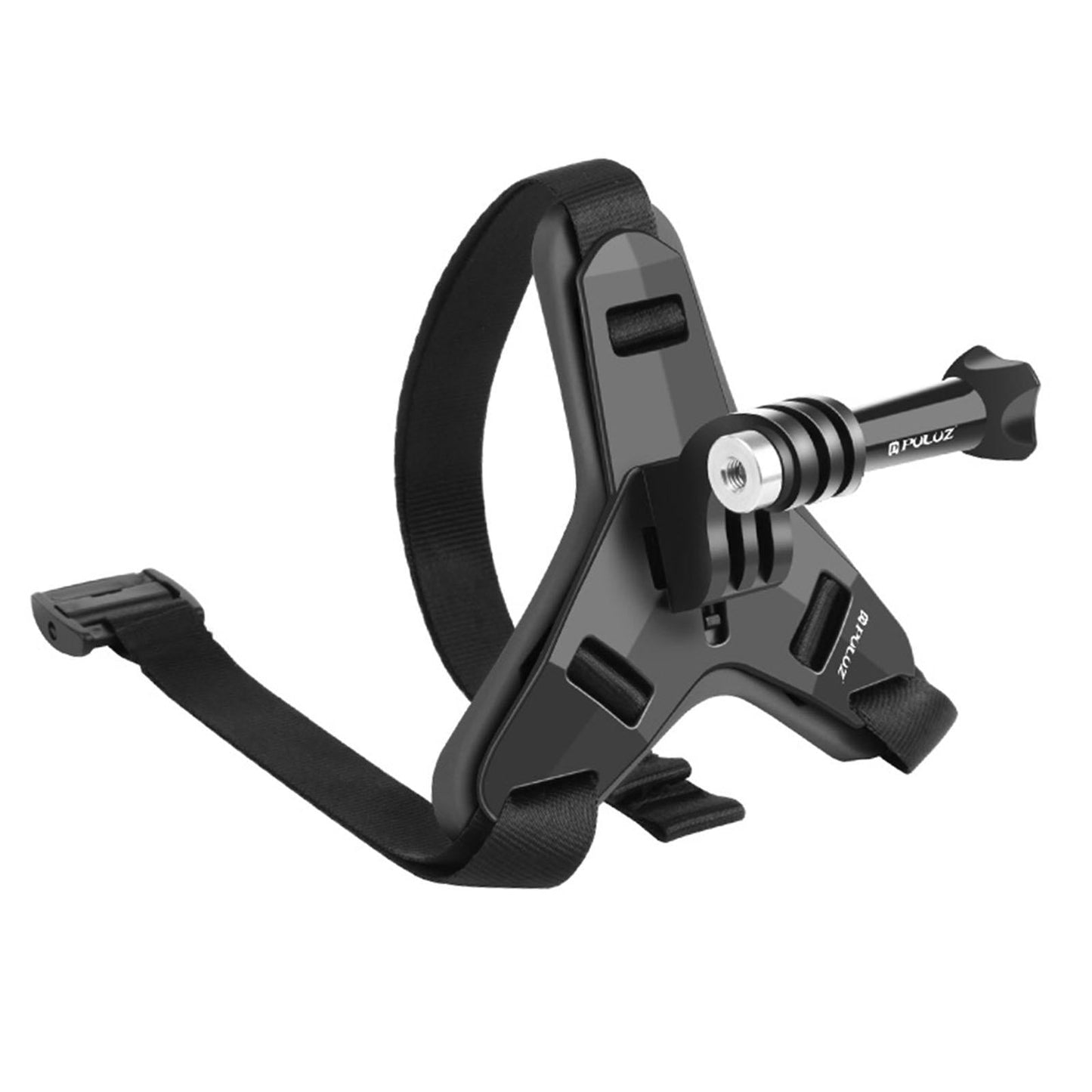 Motocross Helmet Chin Fixed Mount Holder Non-Slip for DJI POV Shooting Black
