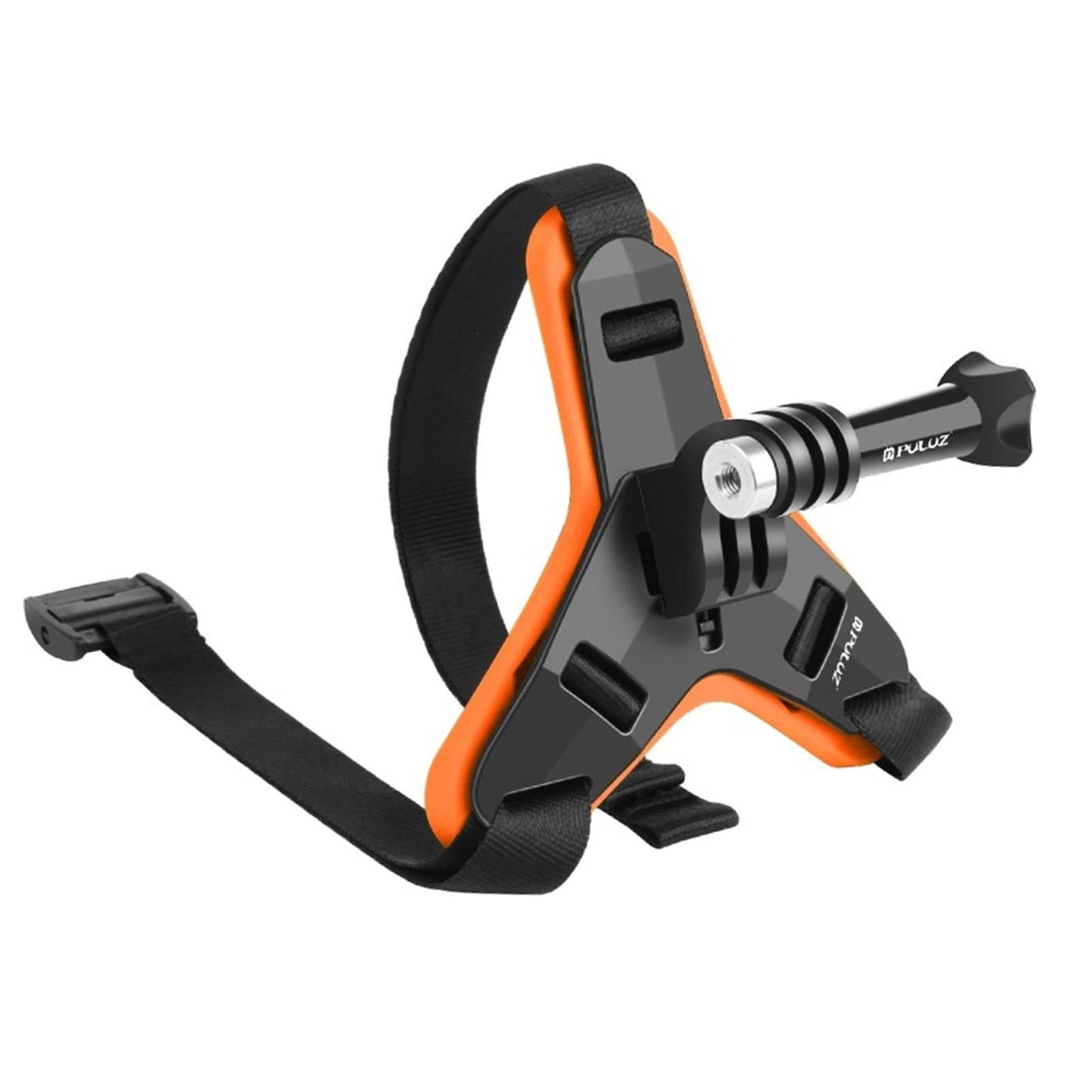 Motocross Helmet Chin Fixed Mount Holder Non-Slip for DJI POV Shooting Orange