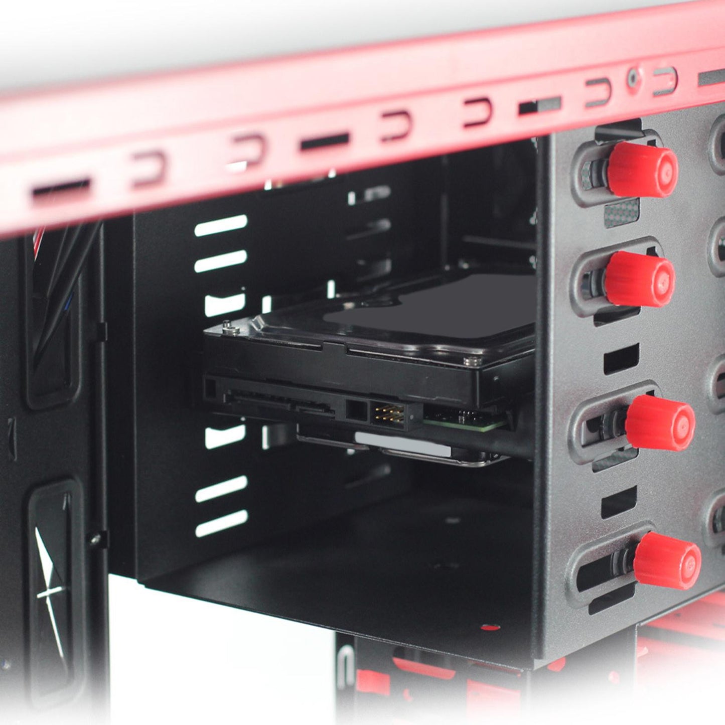 5.25 Optical Drive Position 2.5" 3.5" SSD HDD Hard Drive Holder Bay Holder