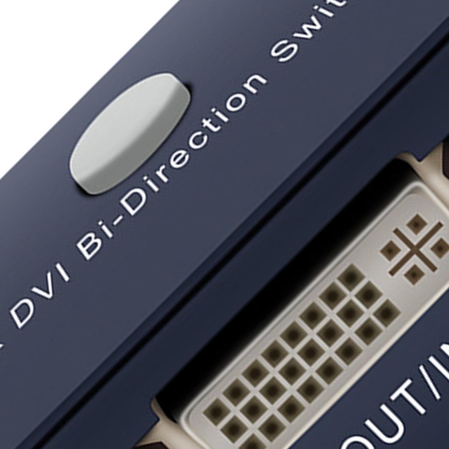 4K Bi-Directional DVI Splitter 1x2 Plug & Play Dual-Way Control Compact Size