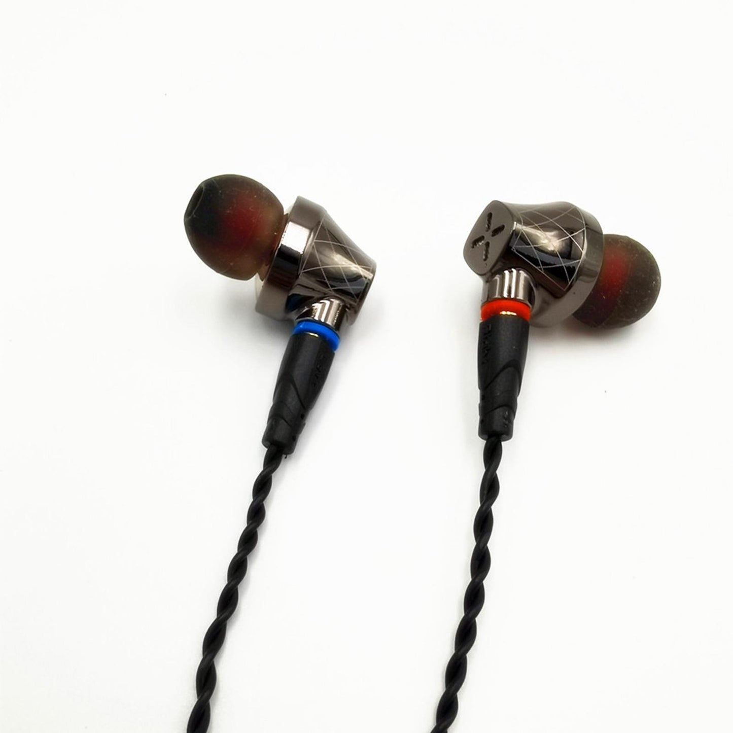 Gaming Wired Earphone 1BA+1DD Noise Cancellation with Mic in Ear for Teens