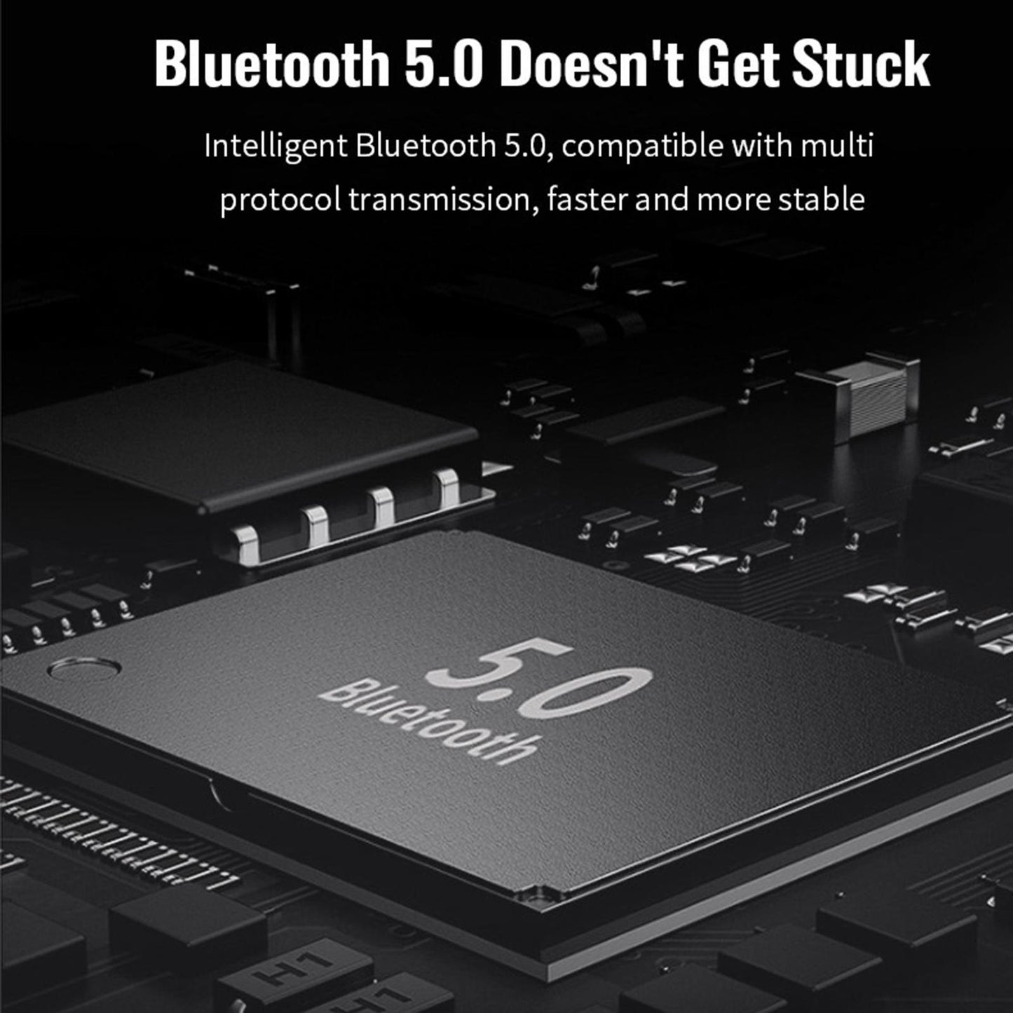 Bluetooth 5.0 Receiver Transmitter NFC Audio Adapter with Mic for PC TV