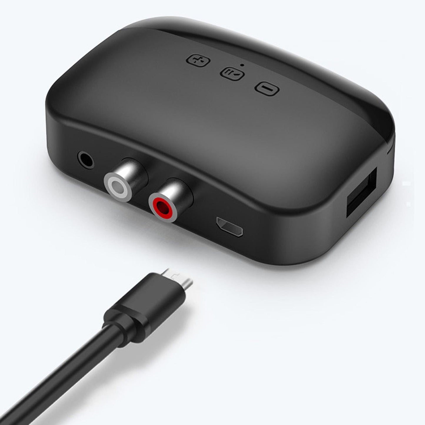 Bluetooth 5.0 Receiver Transmitter NFC Audio Adapter with Mic for PC TV