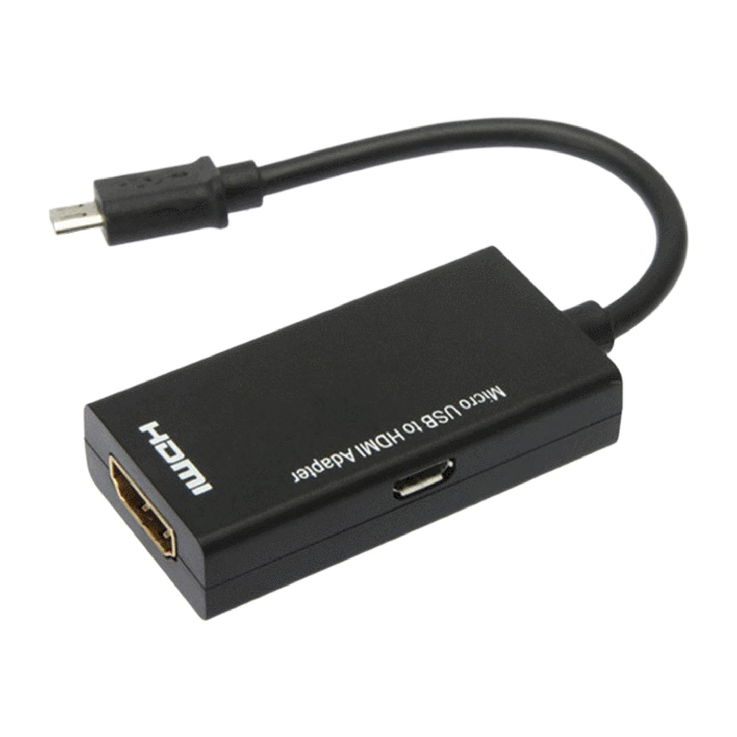Micro USB to HDMI Adapter Cable High-Definition Signal for Monitors Tablets