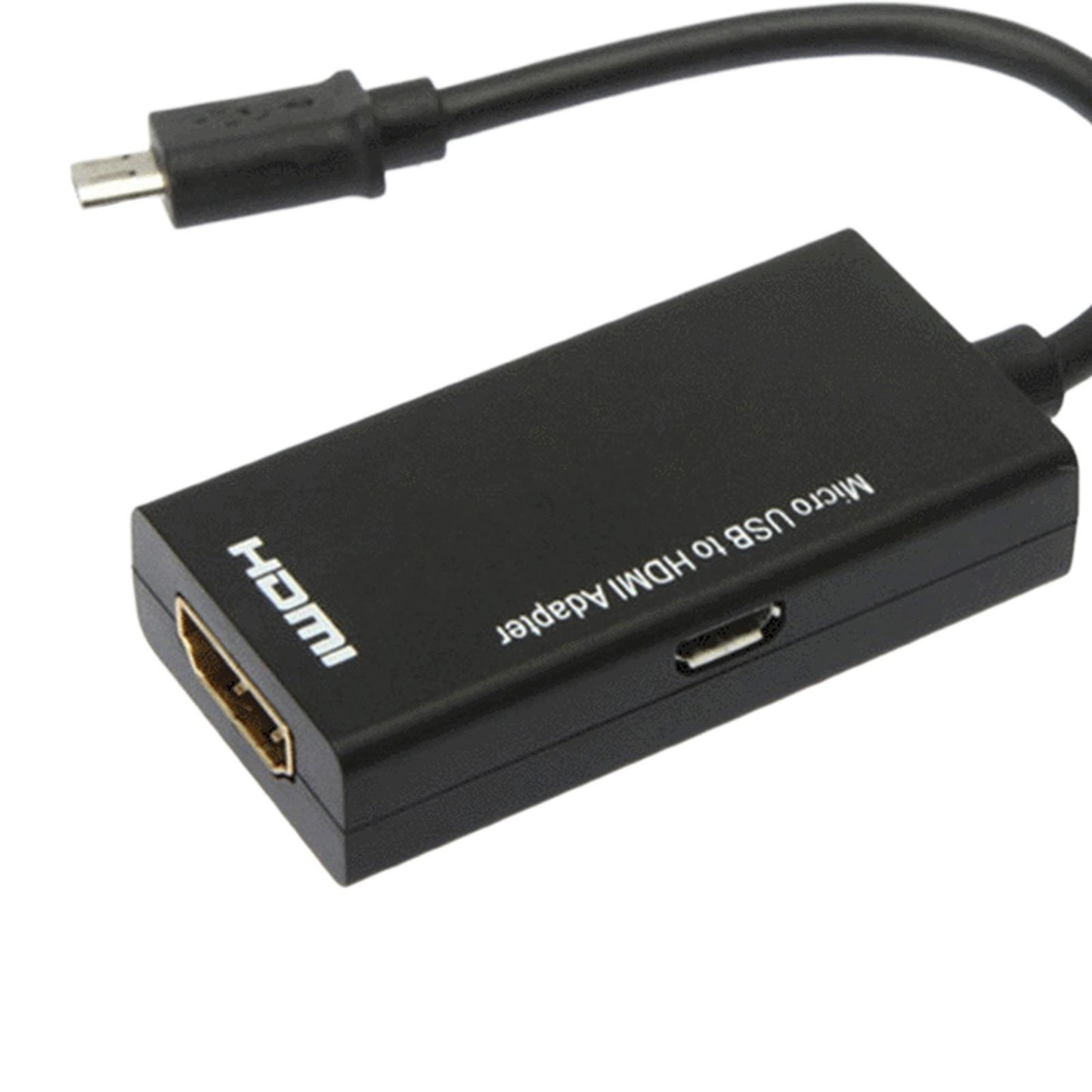 Micro USB to HDMI Adapter Cable High-Definition Signal for Monitors Tablets