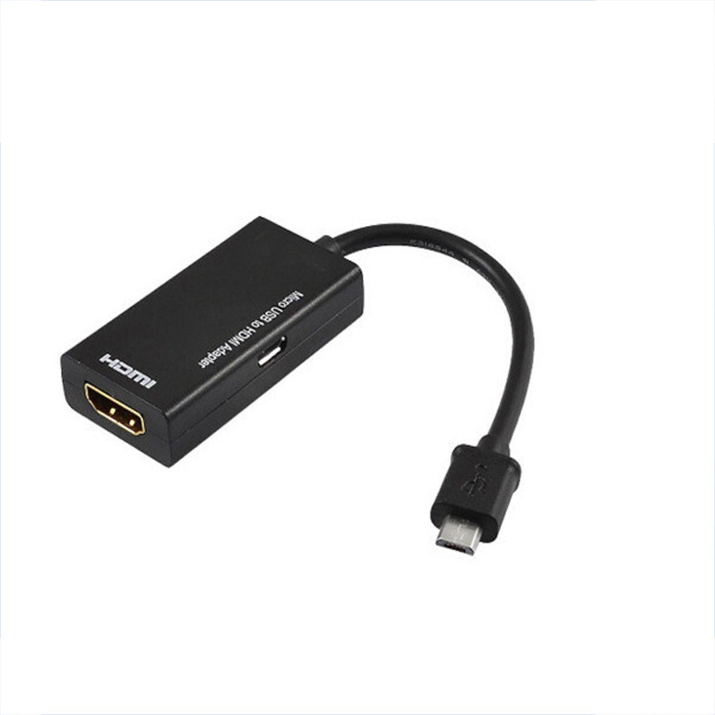 Micro USB to HDMI Adapter Cable High-Definition Signal for Monitors Tablets