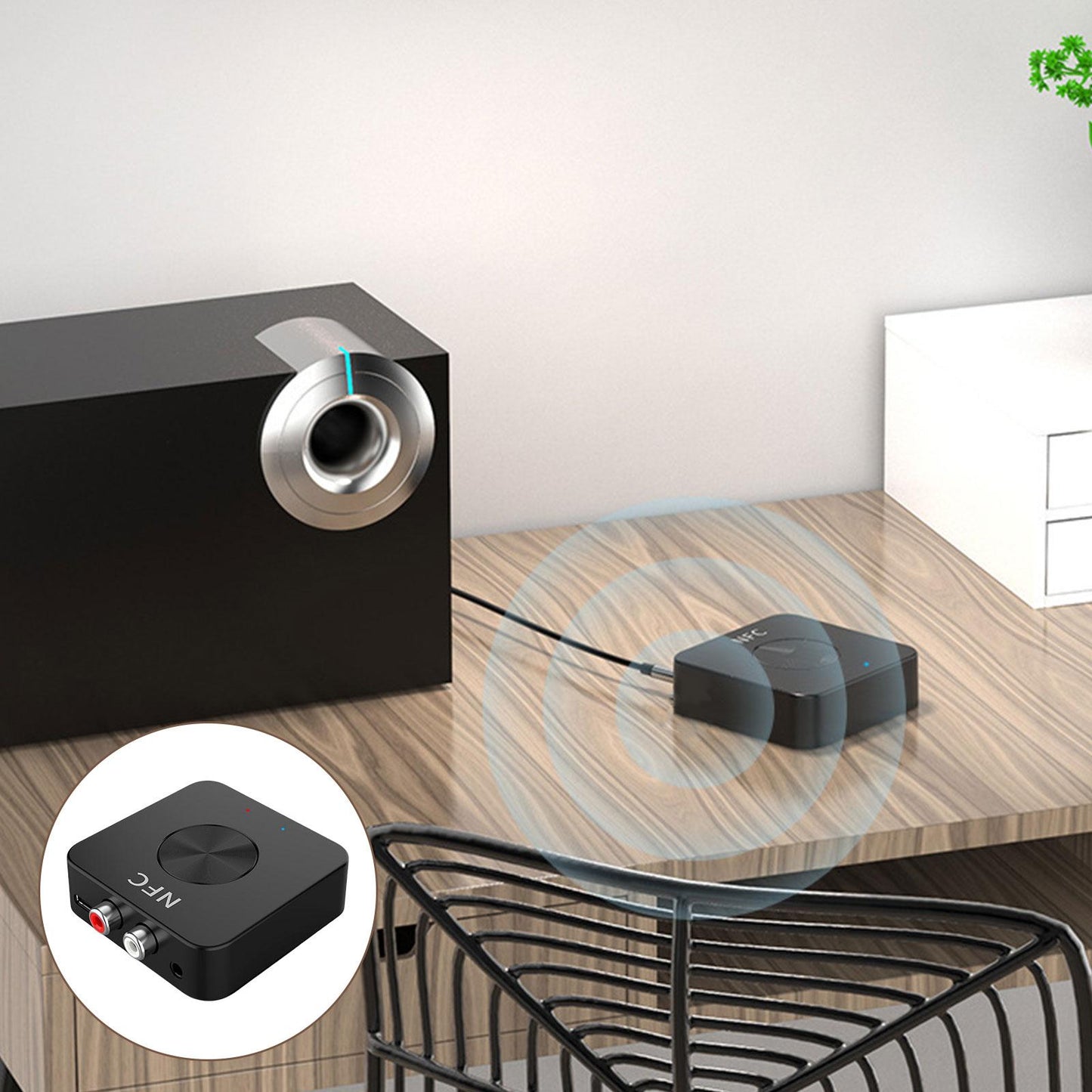 Audio Transmitter Amplifier Low Latency with 3D Surround Long Range Optical