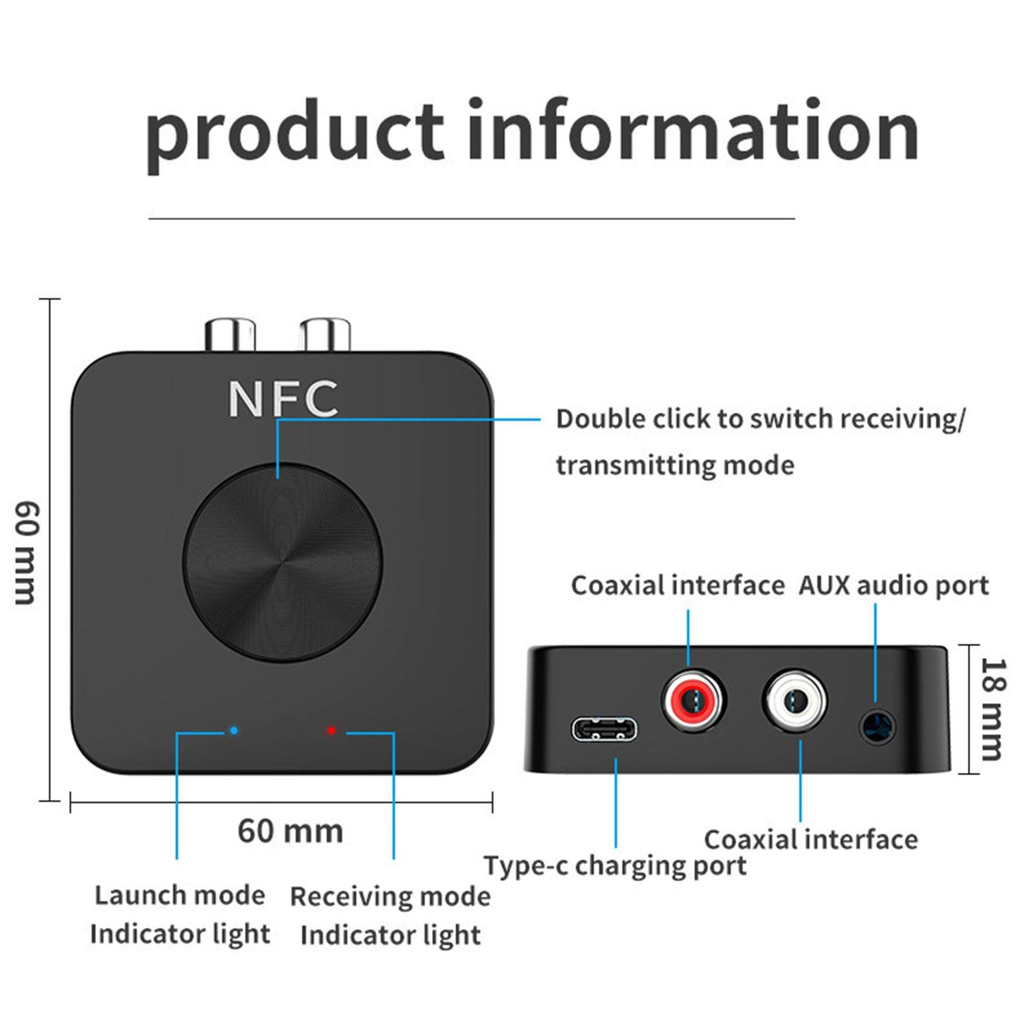Audio Transmitter Amplifier Low Latency with 3D Surround Long Range Optical