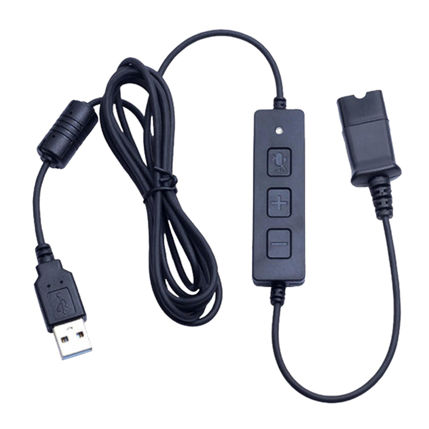 Headset Quick Disconnect Qd Connector Cable to USB for Jabra QD Interface